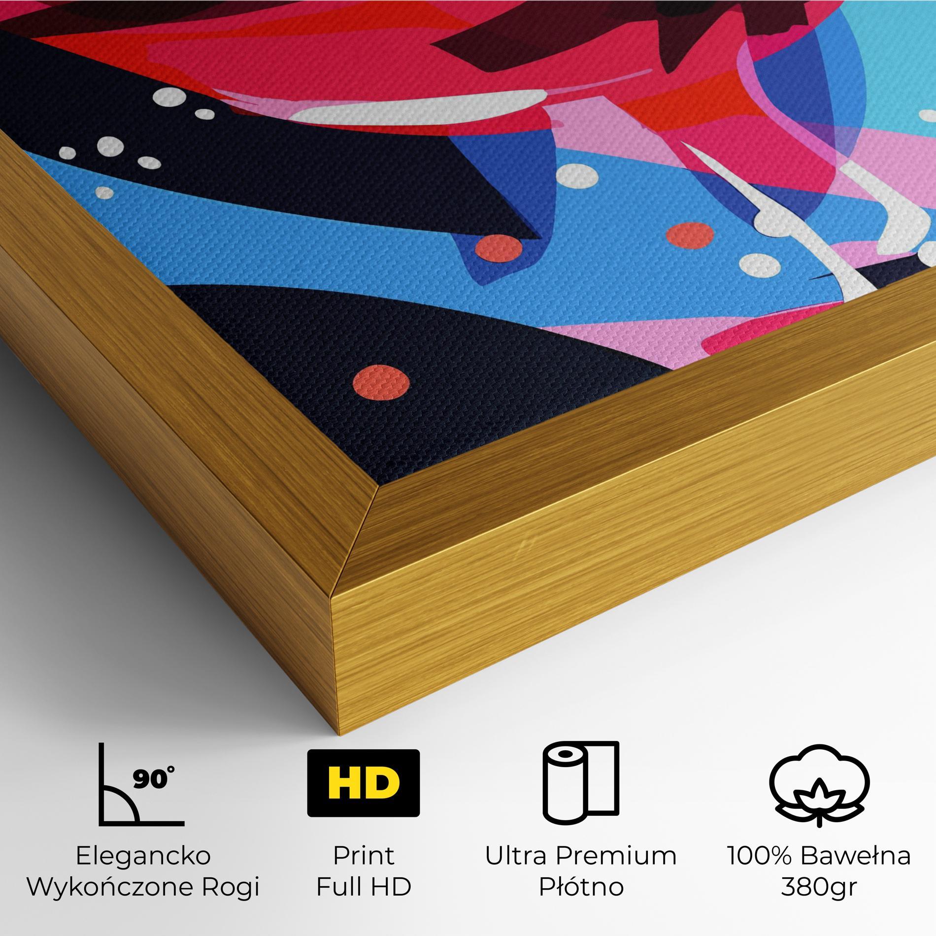 Obraz na Płótnie Red Cocktail Art mockup 4