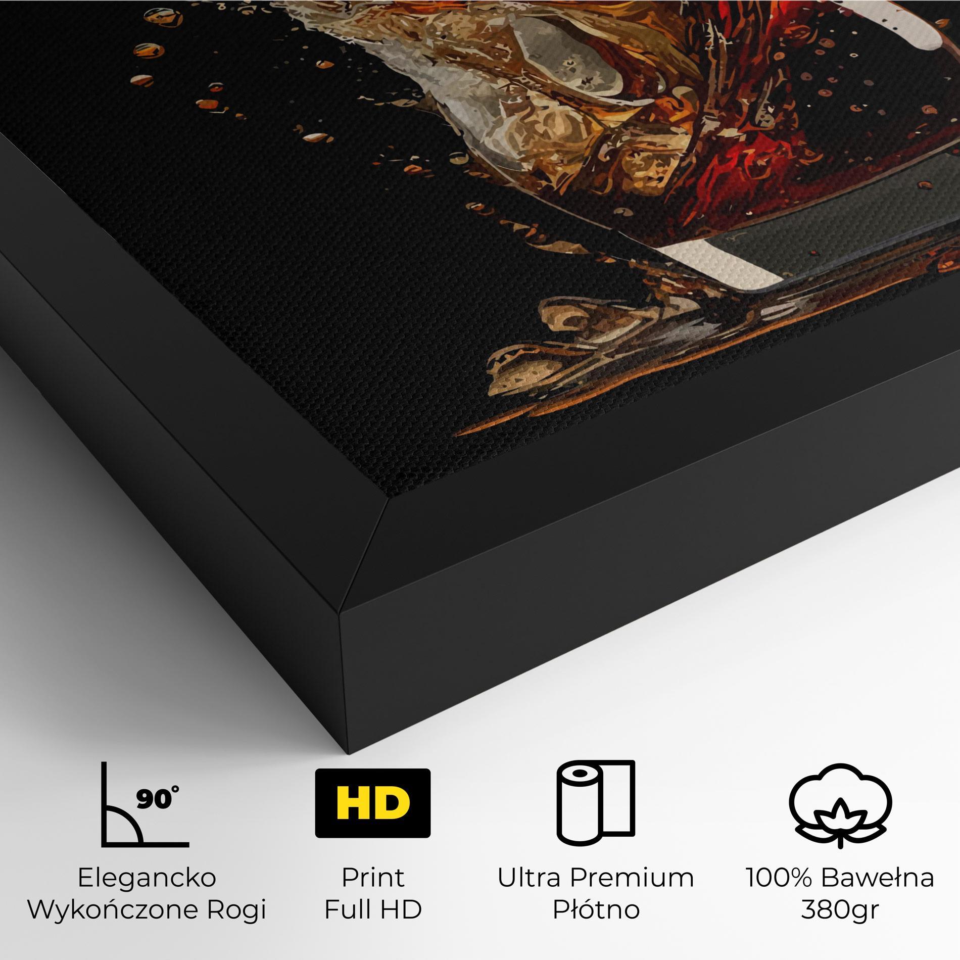 Obraz na Płótnie Cola Splash mockup 4