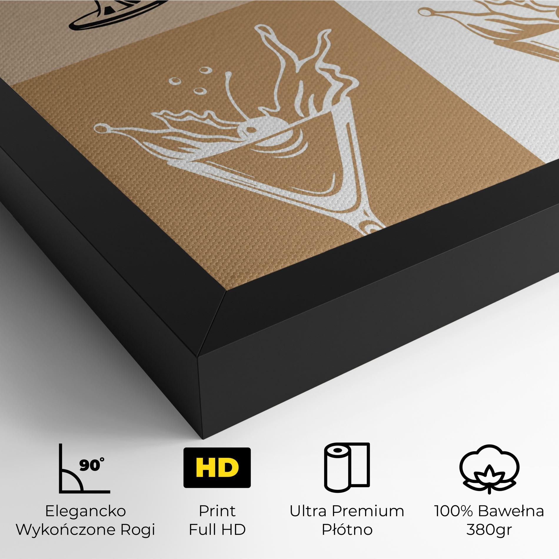 Obraz na Płótnie Drinks Mix mockup 4