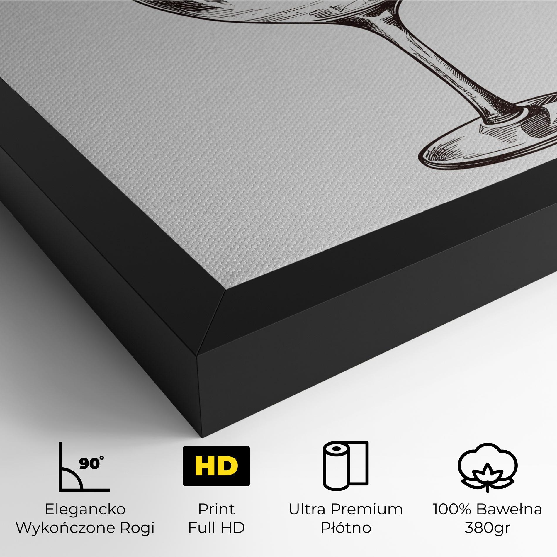 Obraz na Płótnie Gintonic mockup 4