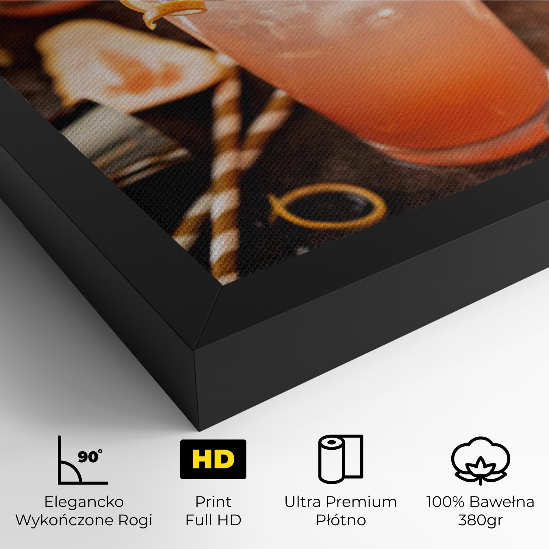 Obraz na Płótnie Grapefruit Cocktail mockup 4