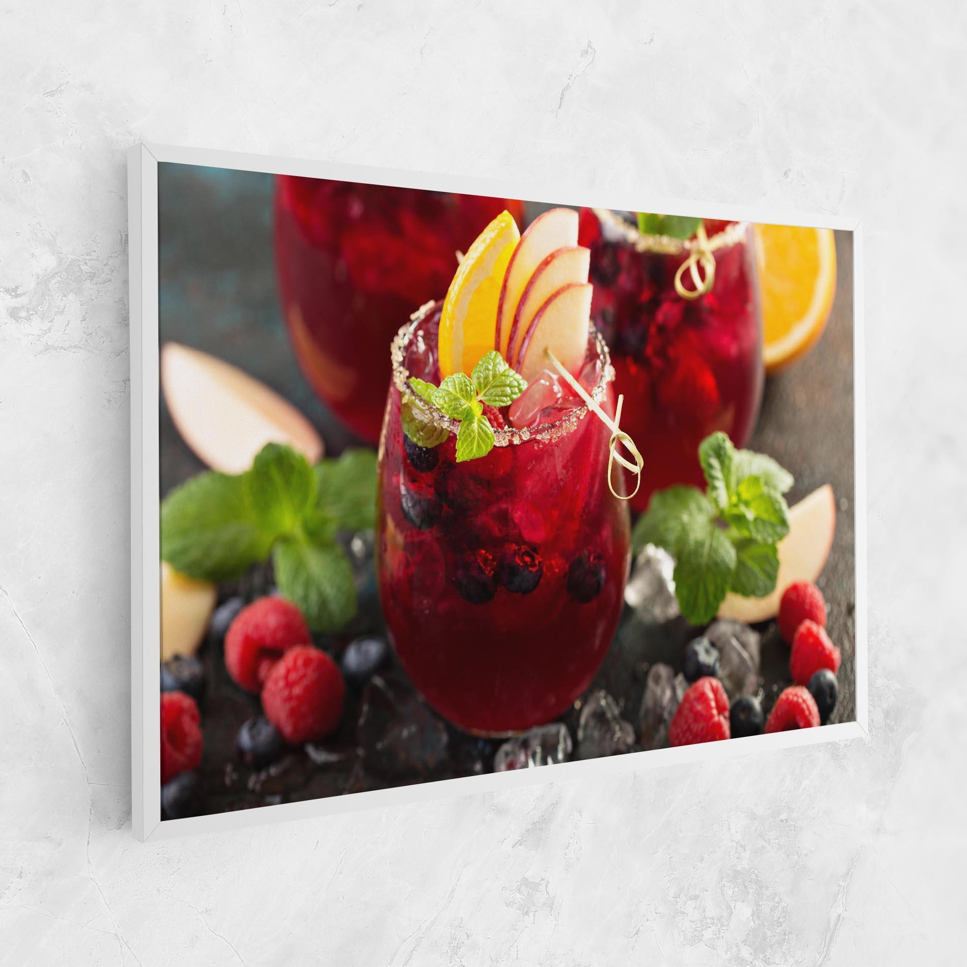 Obraz na Płótnie Berry Drink mockup 1