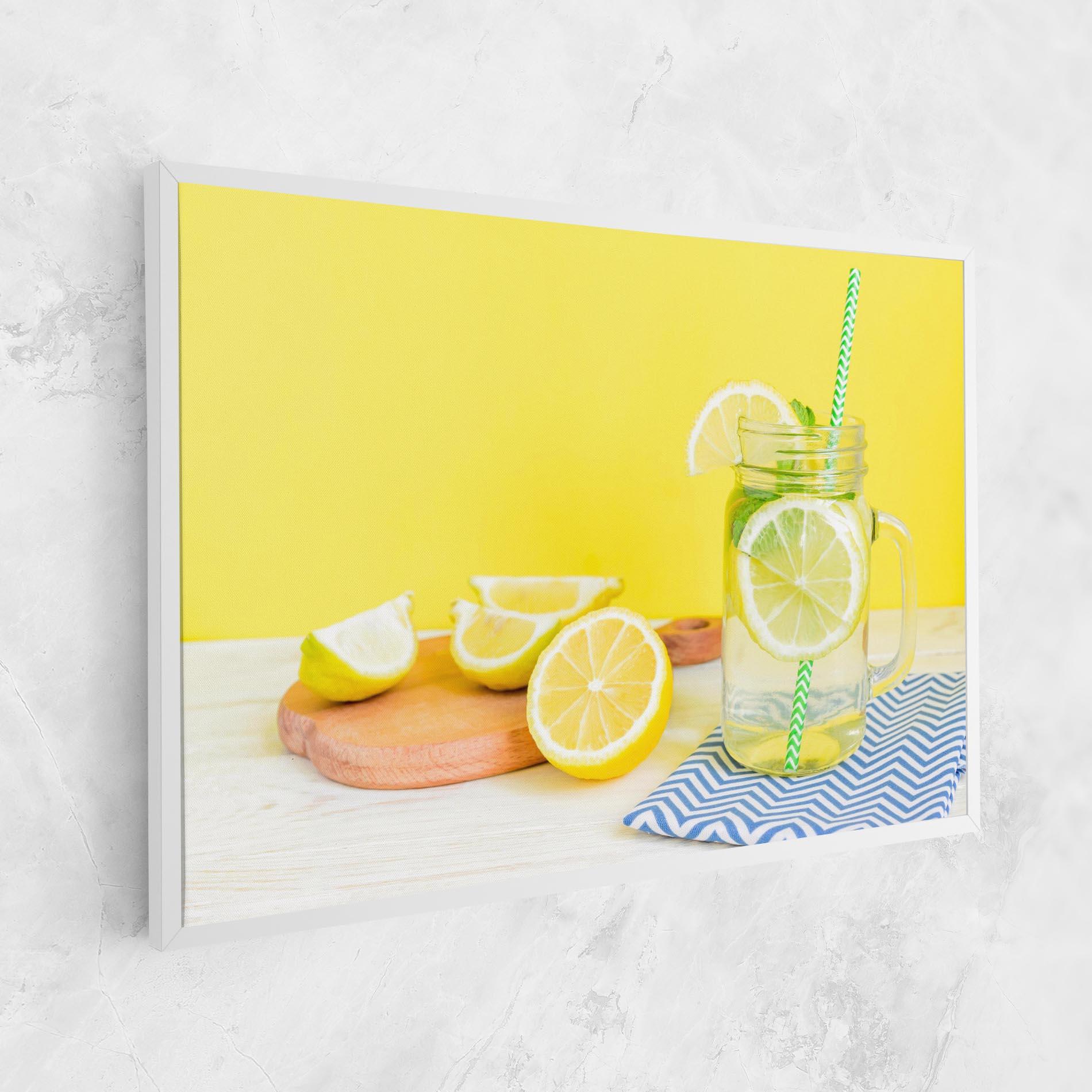 Obraz na Płótnie Citrus Lemonade Water mockup 1