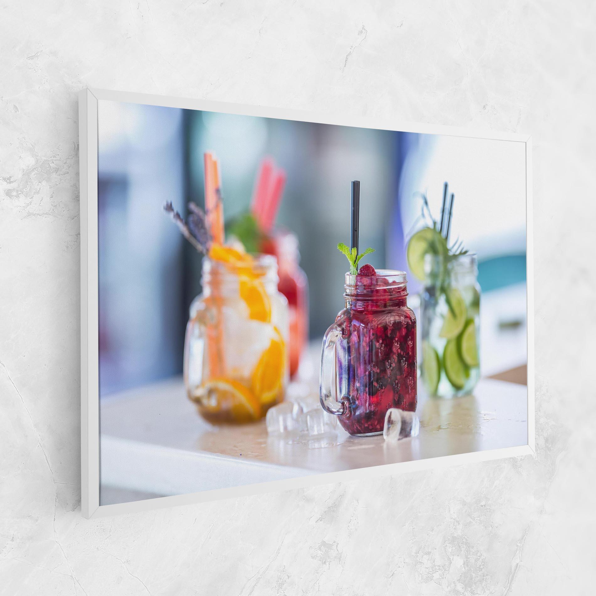 Obraz na Płótnie Orange Lime Lemonades mockup 1