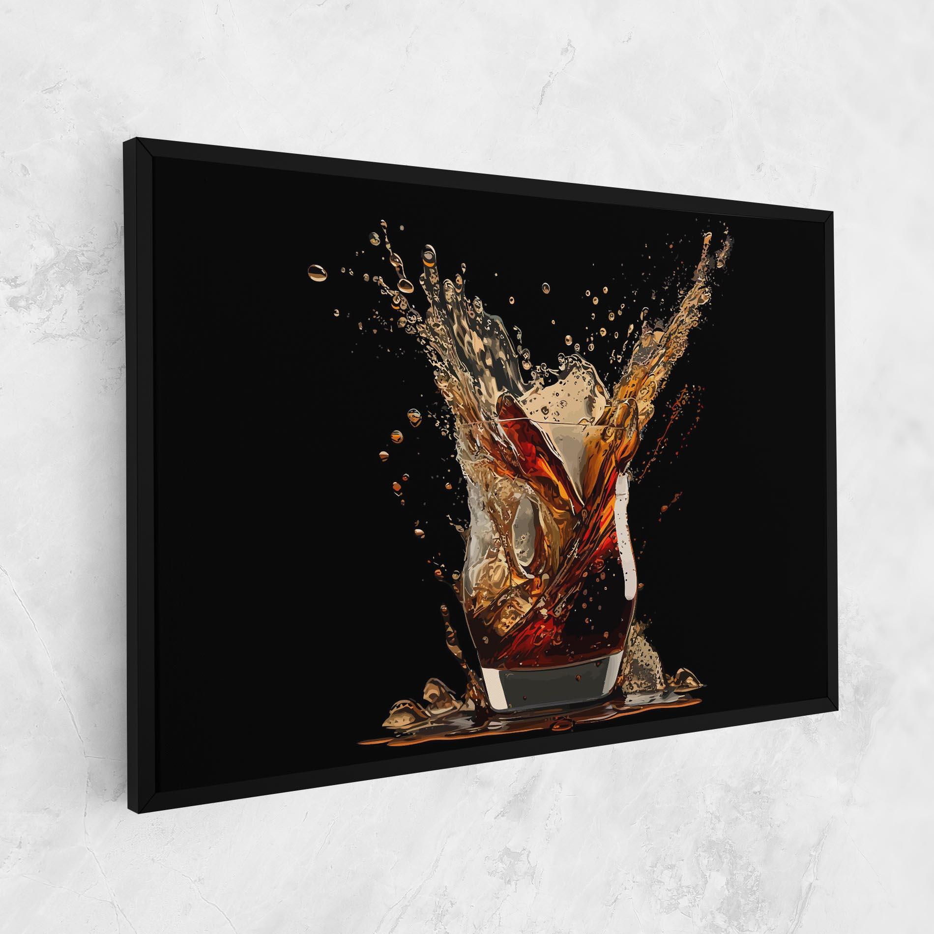 Obraz na Płótnie Cola Splash mockup 1