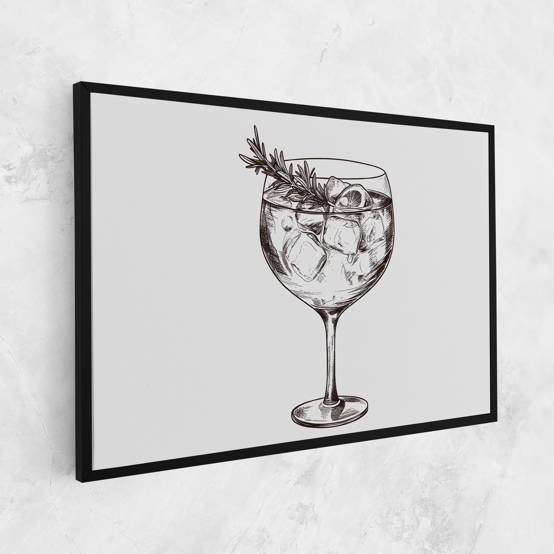 Obraz na Płótnie Gintonic mockup 1