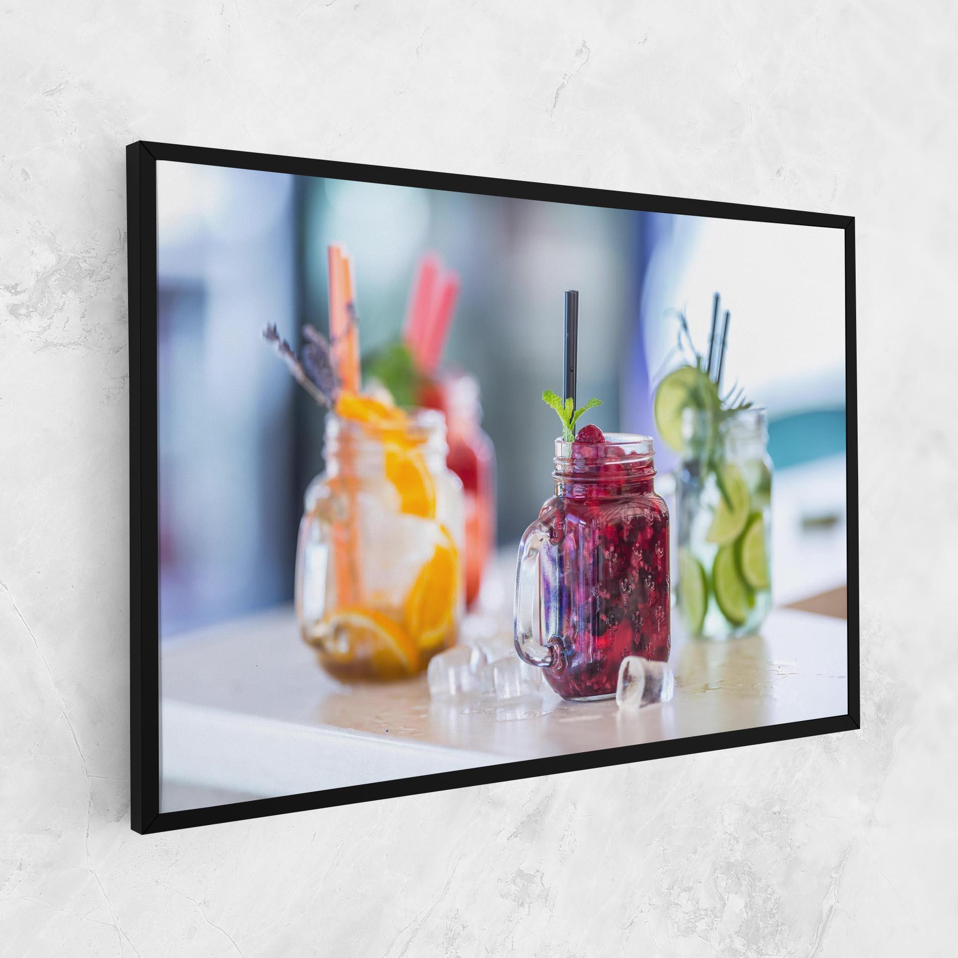 Obraz na Płótnie Orange Lime Lemonades mockup 1