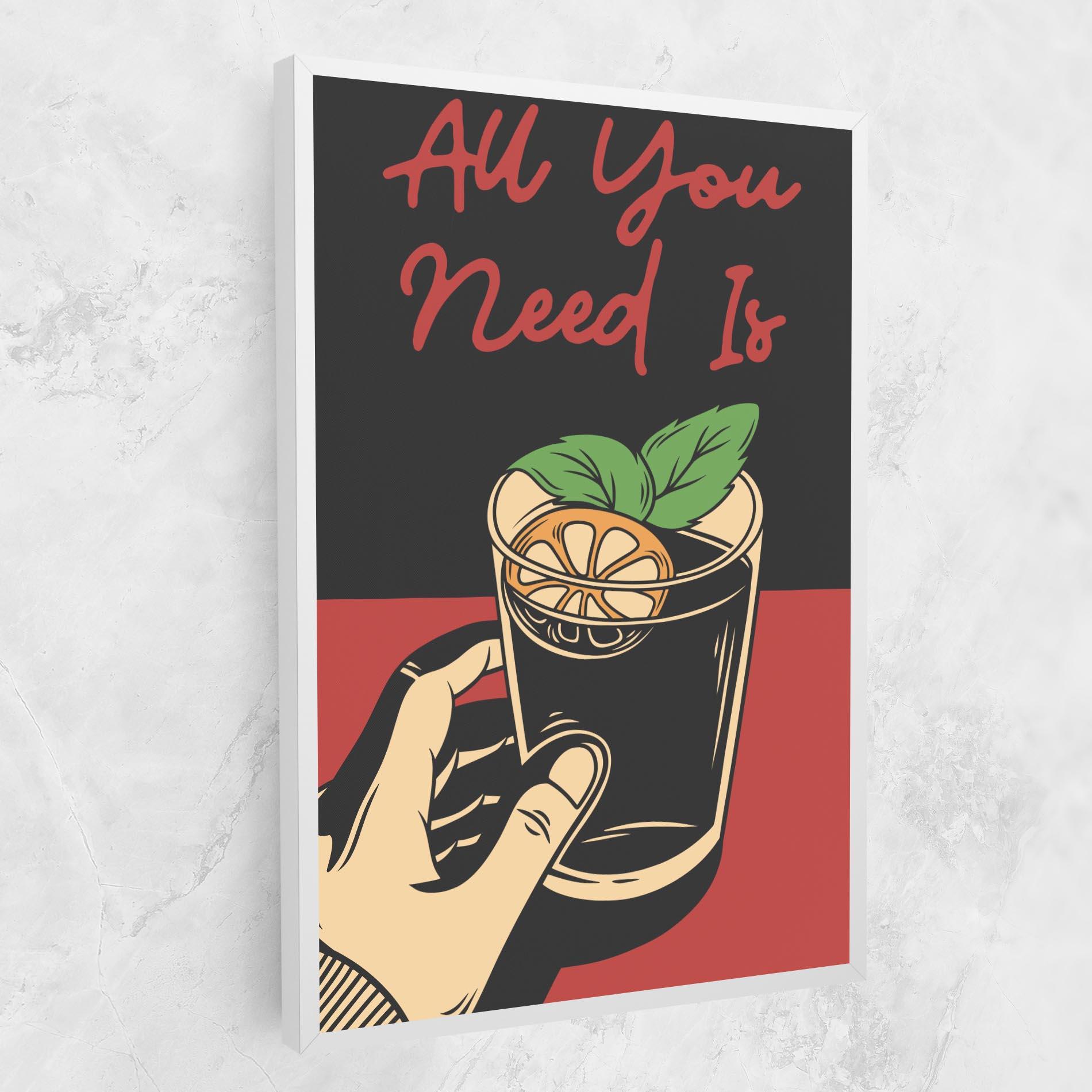 Obraz na Płótnie All U Need mockup 1