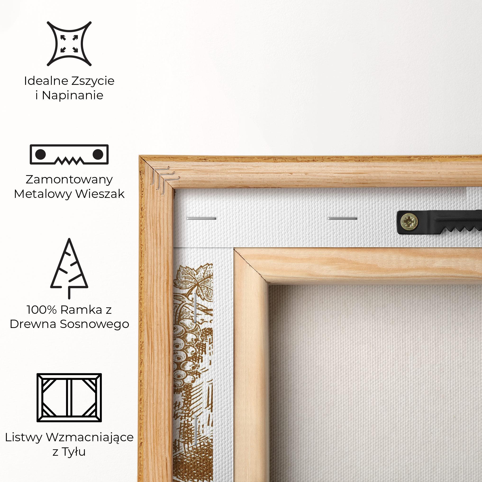 Obraz na Płótnie Brown Line Drinks mockup 5