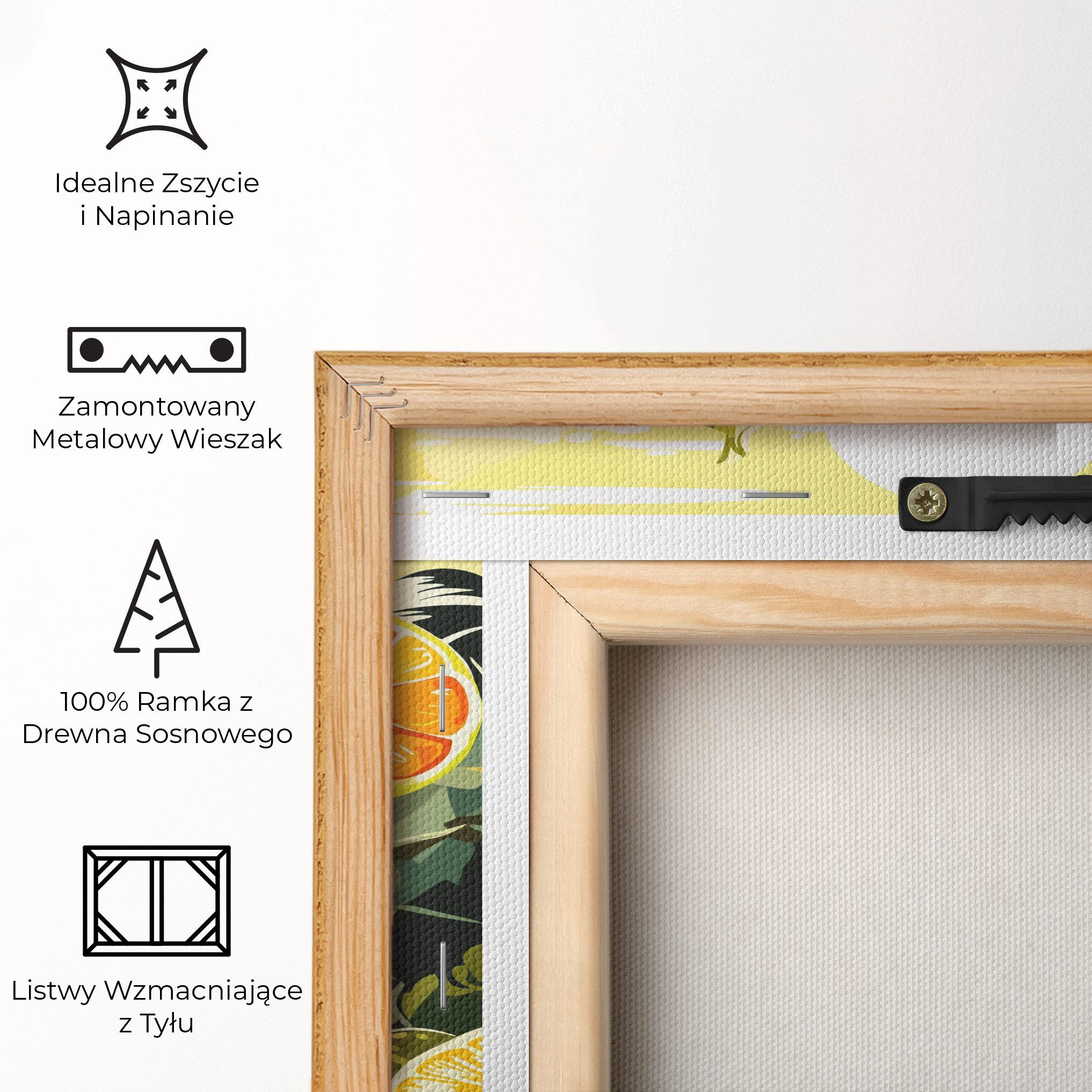 Obraz na Płótnie Orange Drink mockup 5