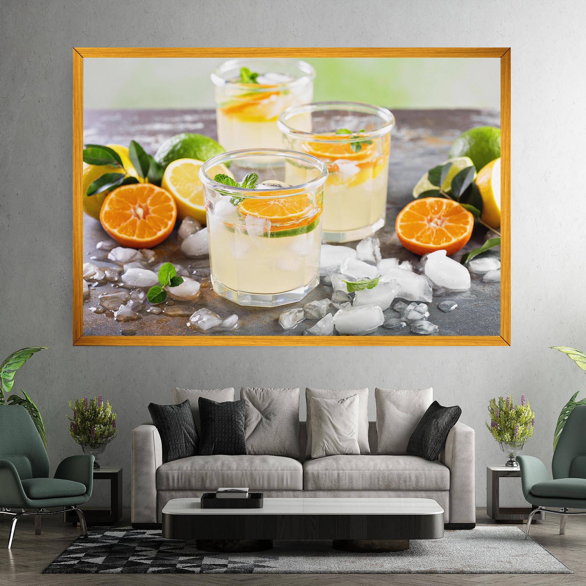 Obraz na Płótnie Citrus Fruit Lemonade mockup 7
