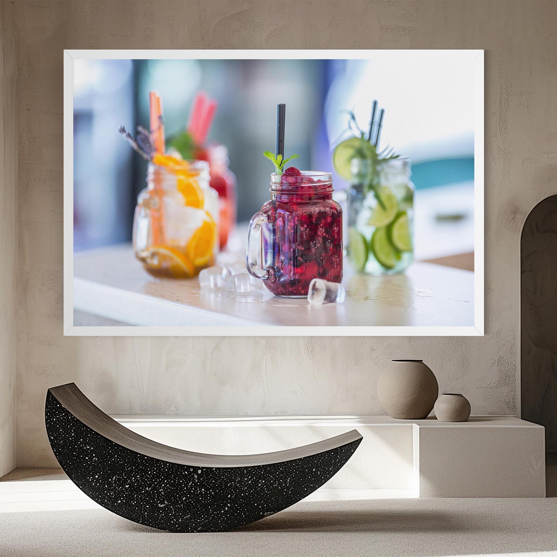 Obraz na Płótnie Orange Lime Lemonades mockup 8