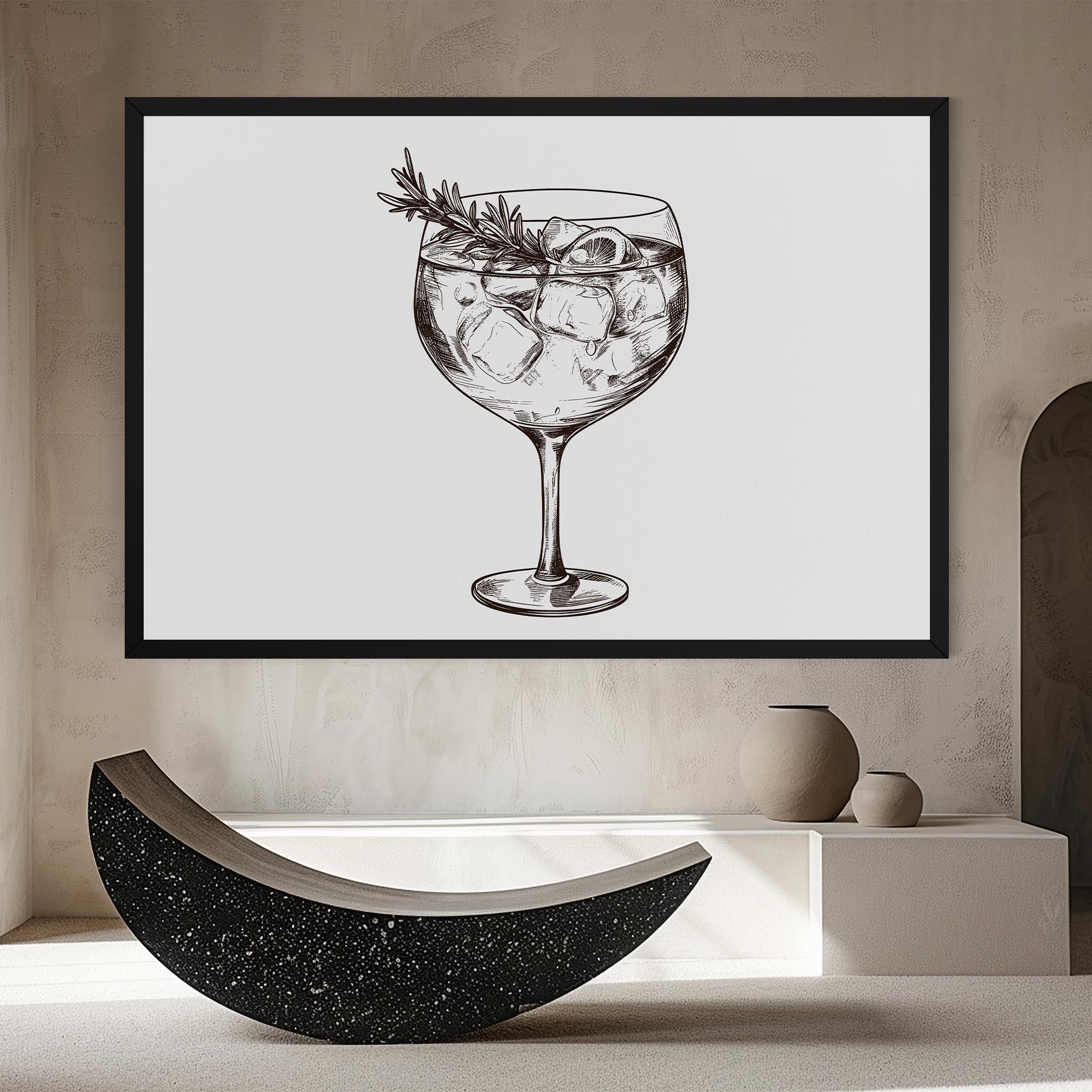 Obraz na Płótnie Gintonic mockup 8