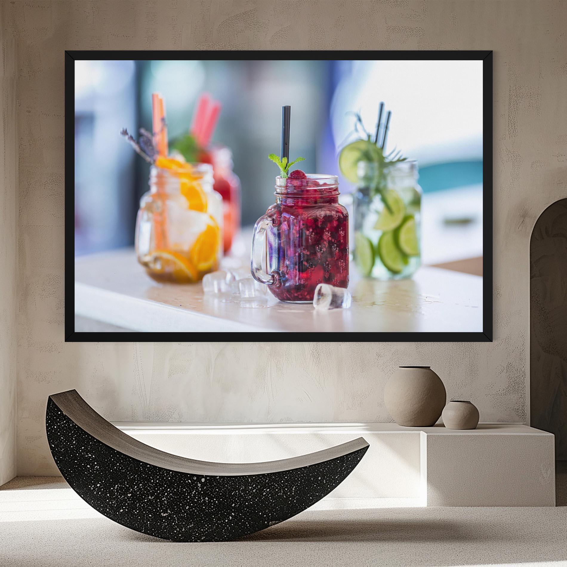 Obraz na Płótnie Orange Lime Lemonades mockup 8