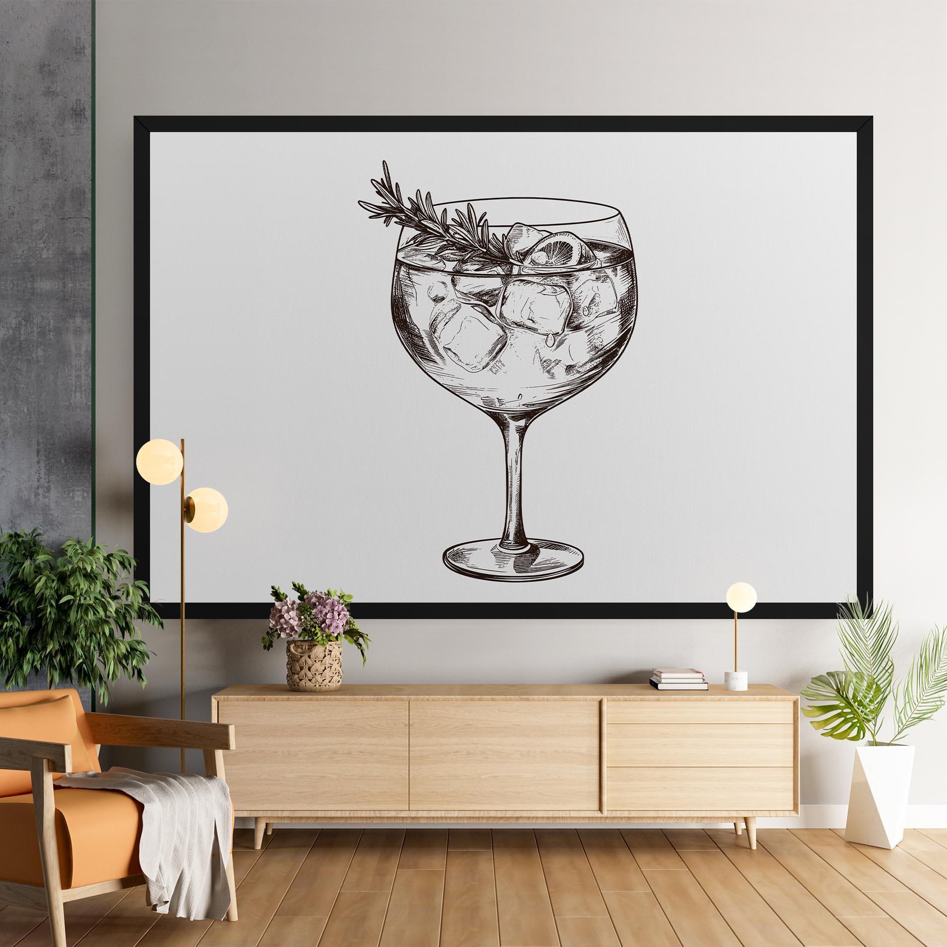 Obraz na Płótnie Gintonic mockup 9