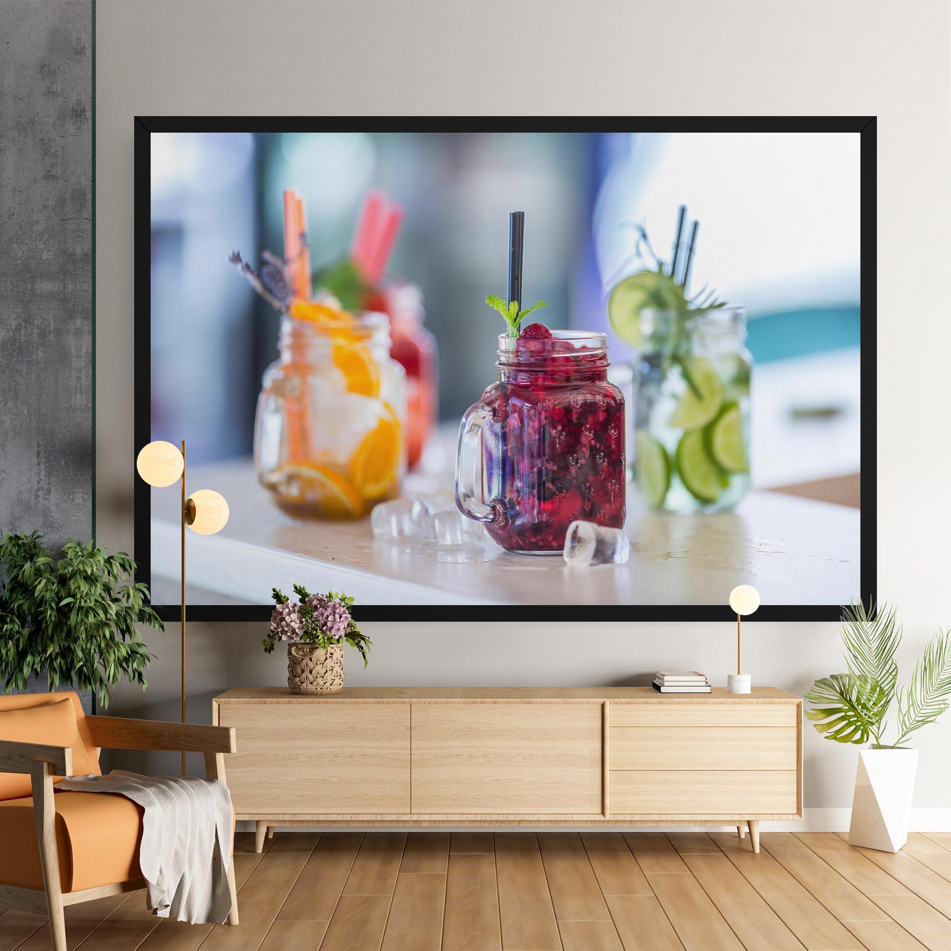 Obraz na Płótnie Orange Lime Lemonades mockup 9