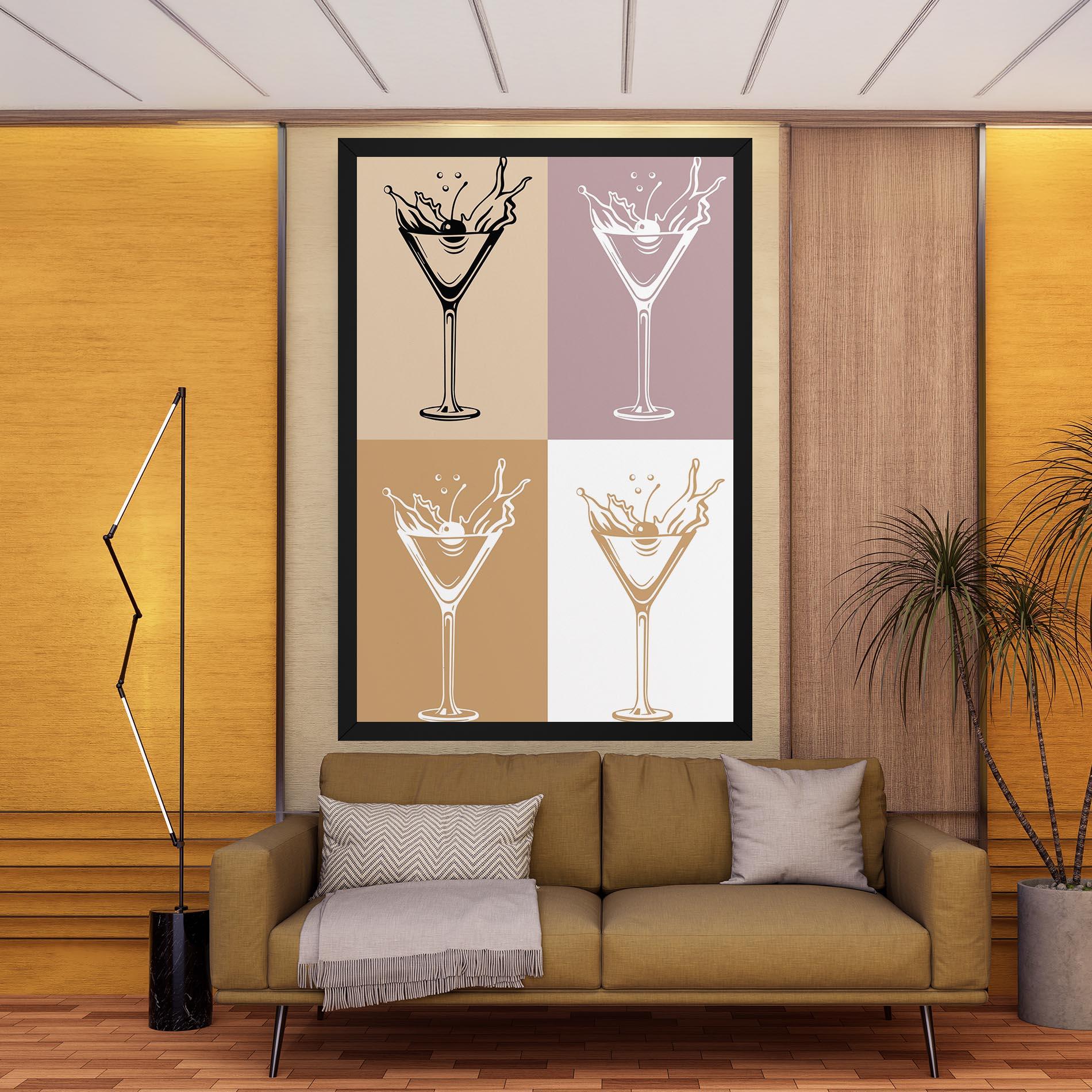 Obraz na Płótnie Drinks Mix mockup 9