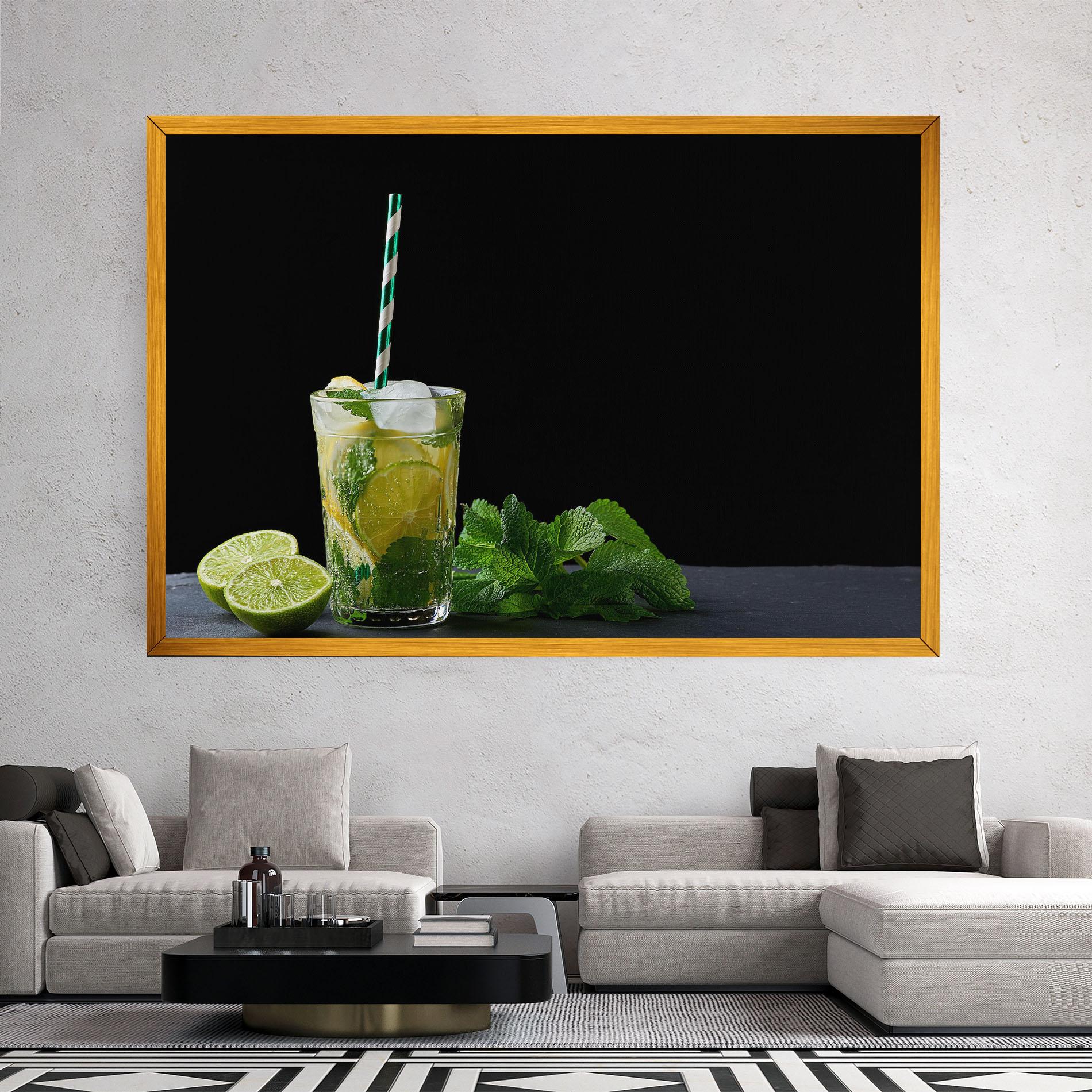 Obraz na Płótnie Refreshing Drink mockup 2