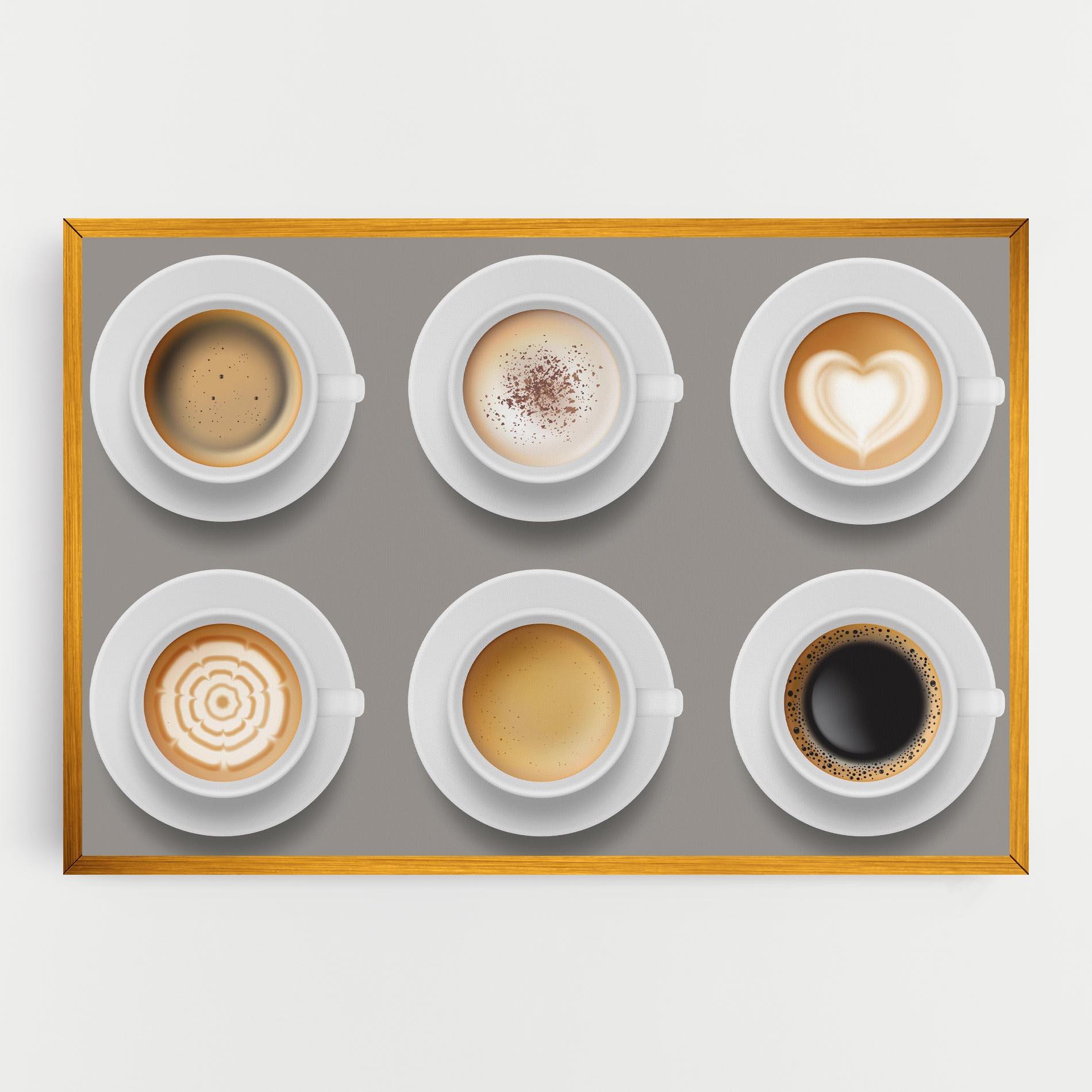 Obraz na Płótnie Coffee Cups Mix mockup 0