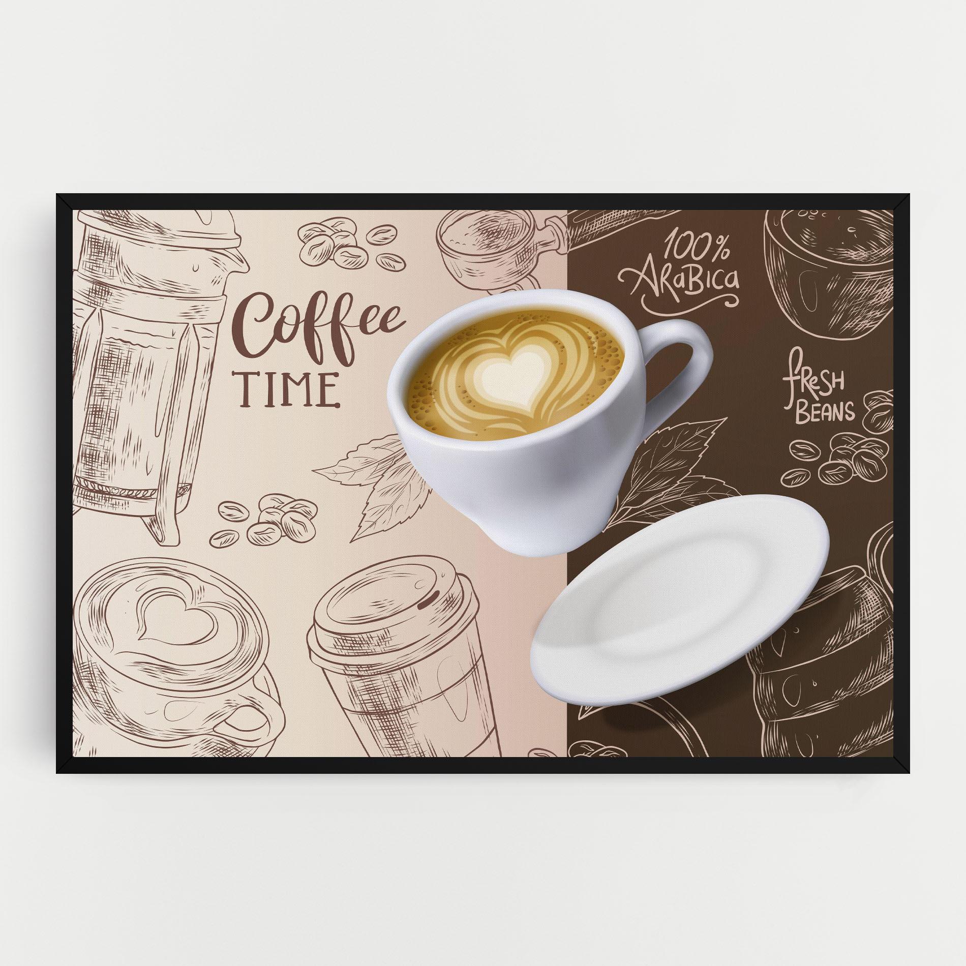 Obraz na Płótnie Coffee Time mockup 0