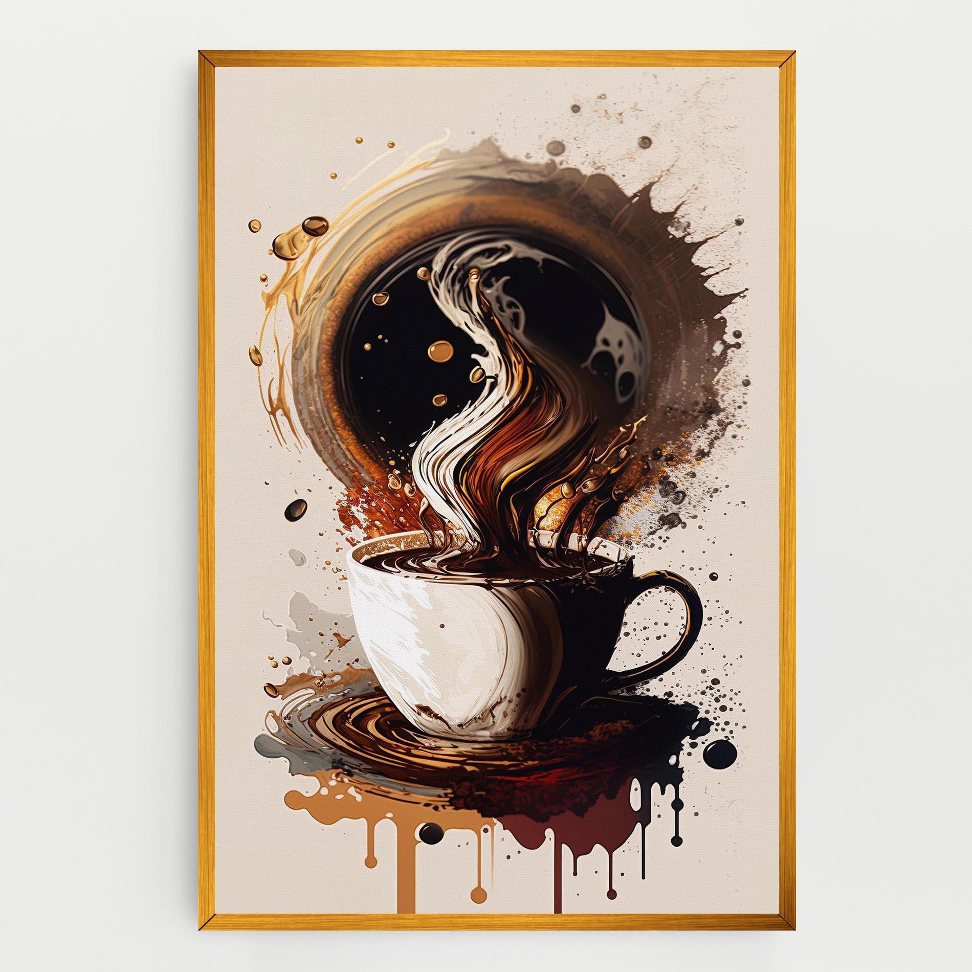 Obraz na Płótnie Coffee Art mockup 0