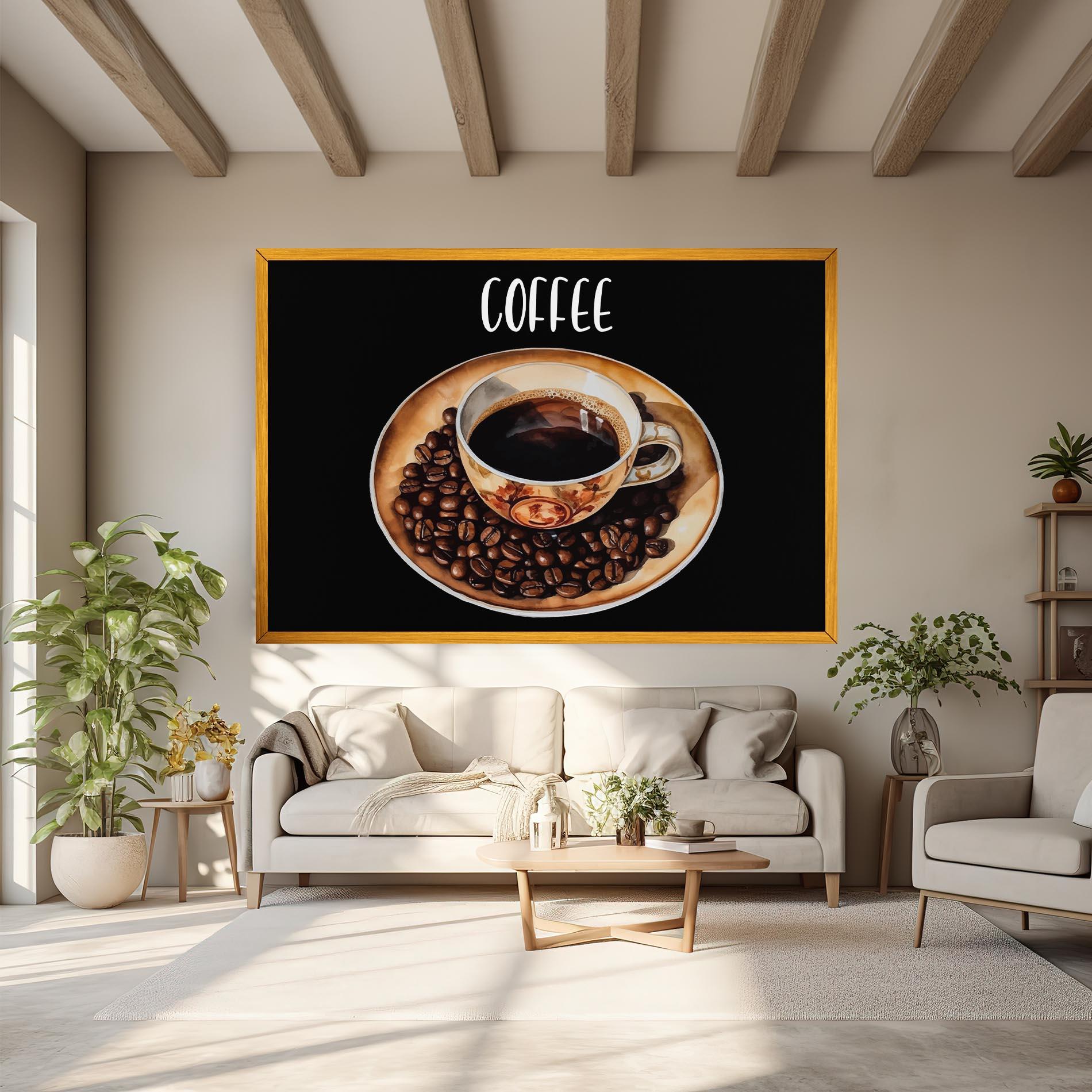 Obraz na Płótnie Coffe Art mockup 6