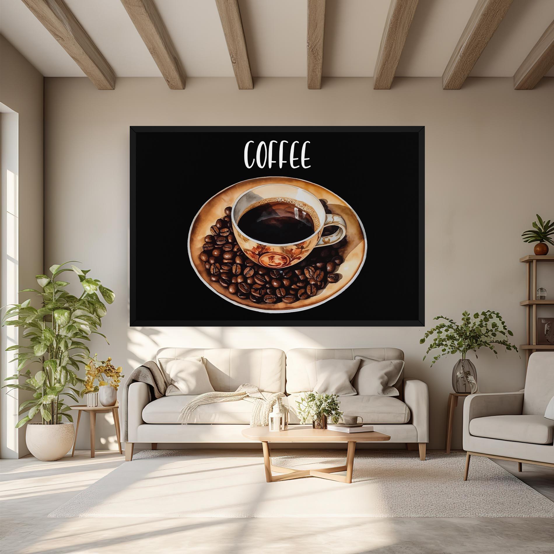 Obraz na Płótnie Coffe Art mockup 6