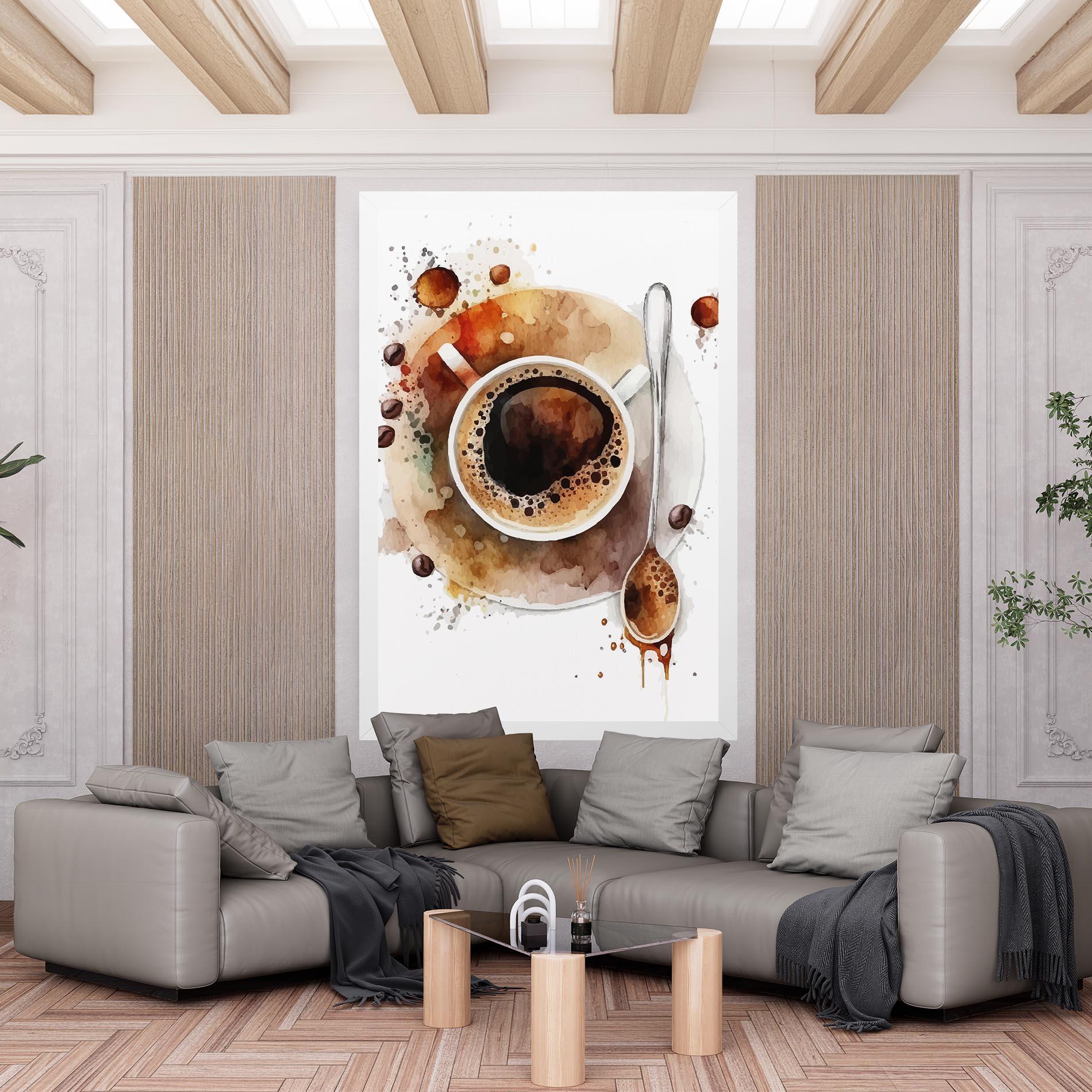 Obraz na Płótnie Coffee Liquid mockup 6
