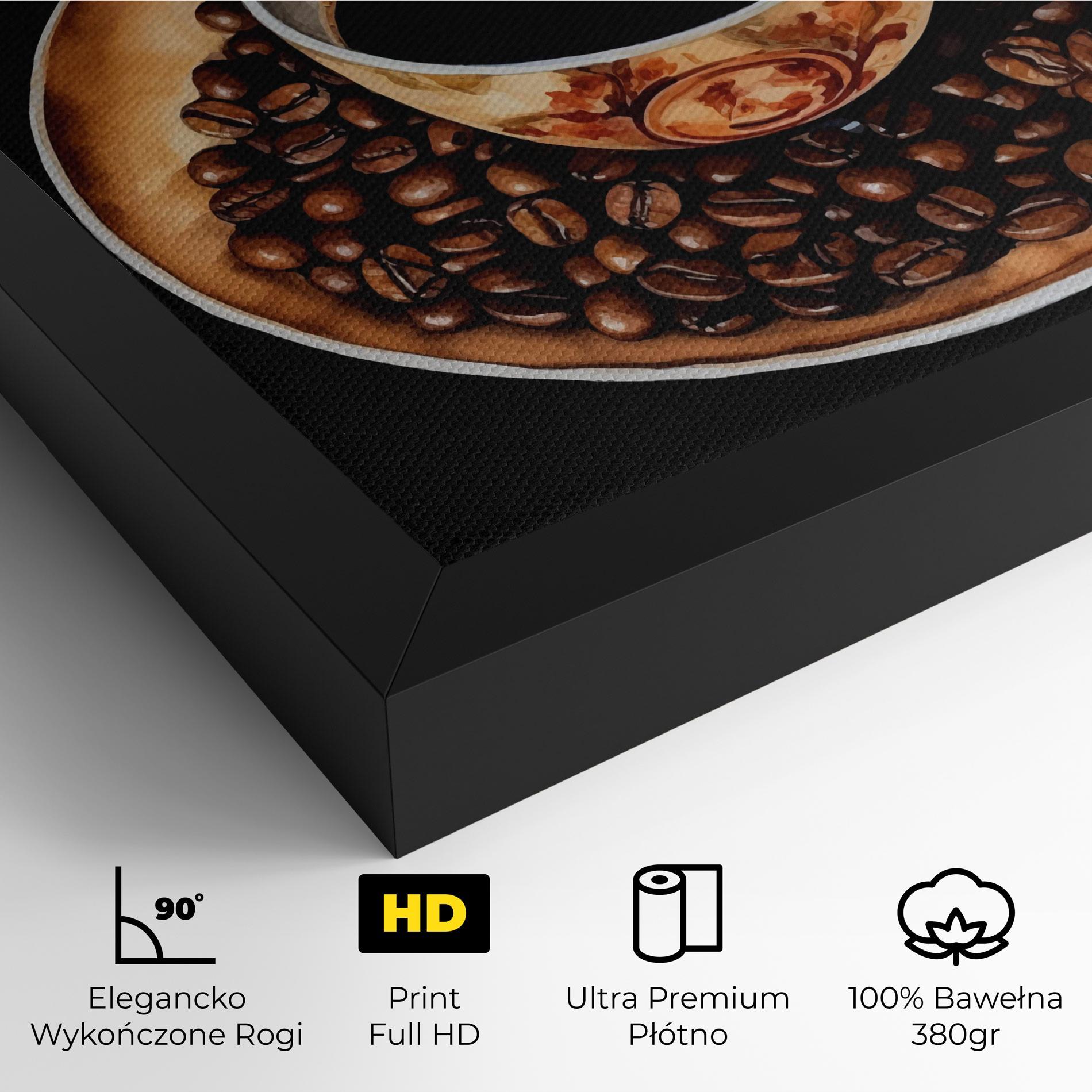 Obraz na Płótnie Coffe Art mockup 4