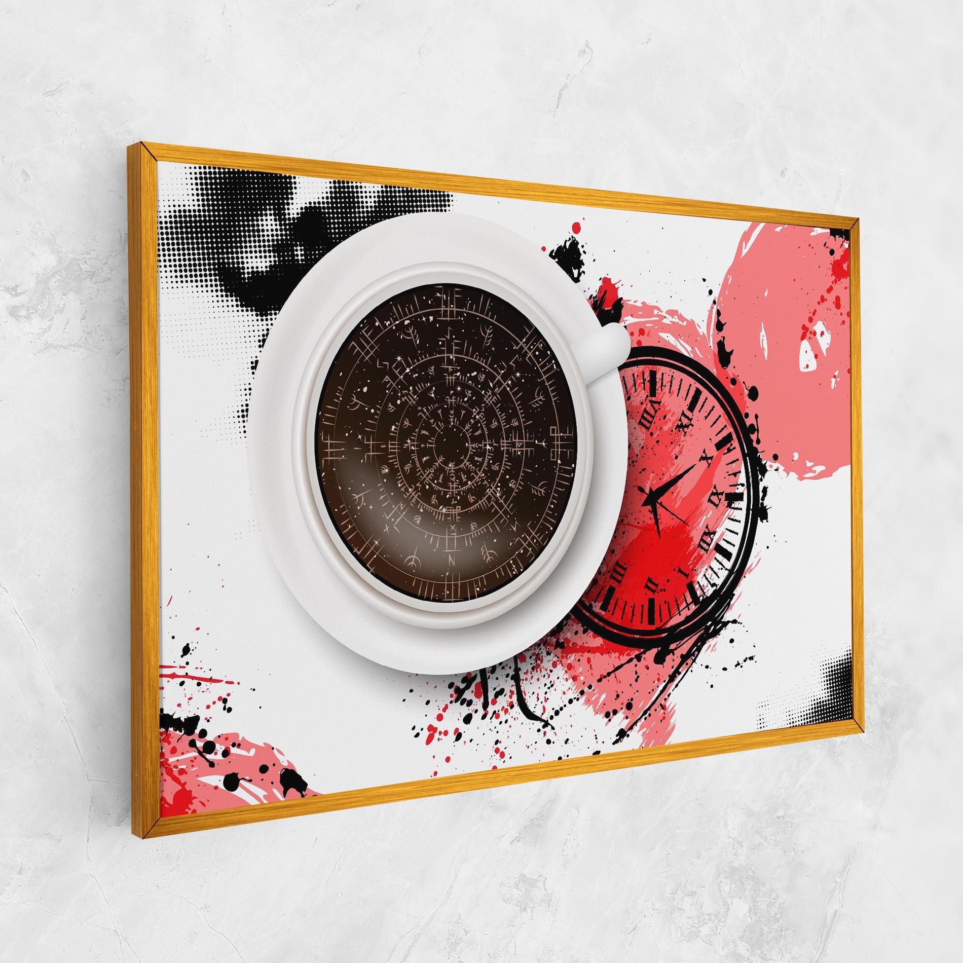 Obraz na Płótnie Coffee Reading mockup 1