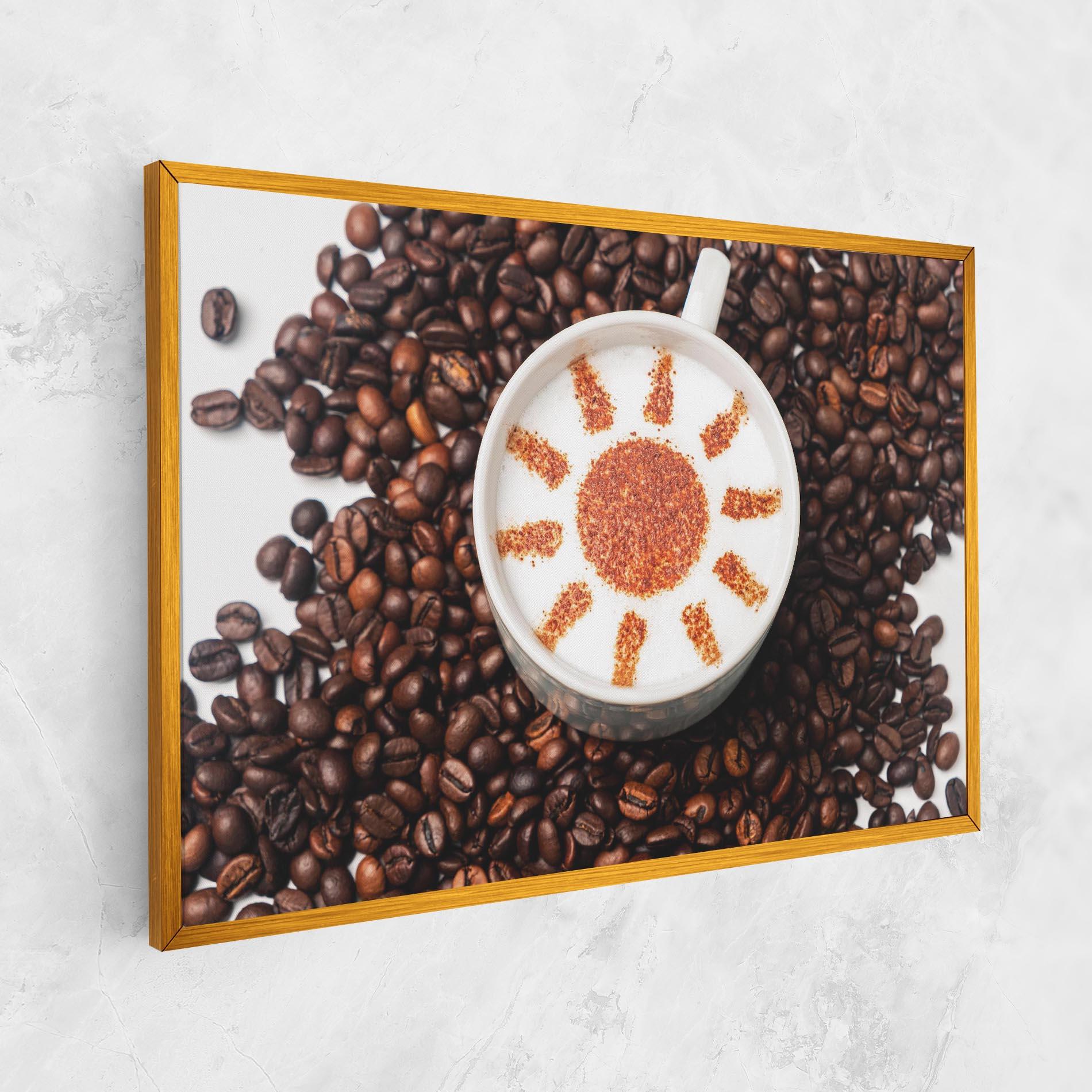 Obraz na Płótnie Sun Pattern Coffee mockup 1
