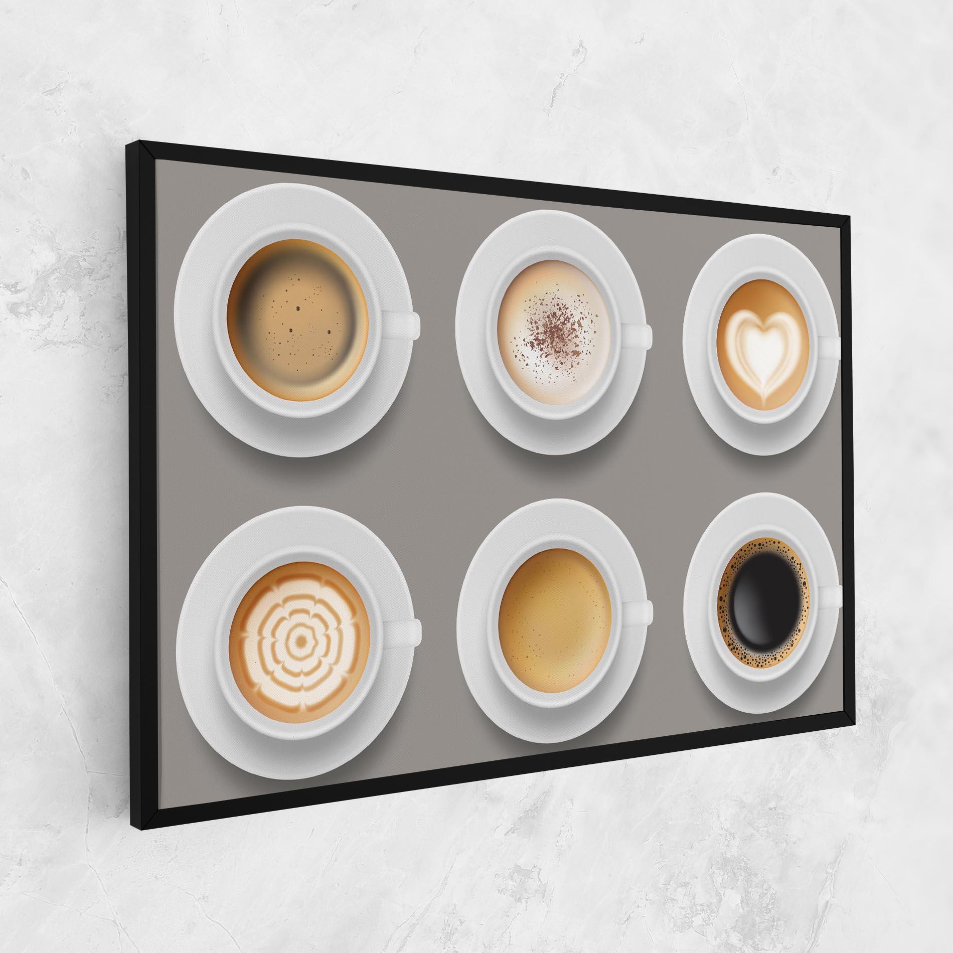 Obraz na Płótnie Coffee Cups Mix mockup 1