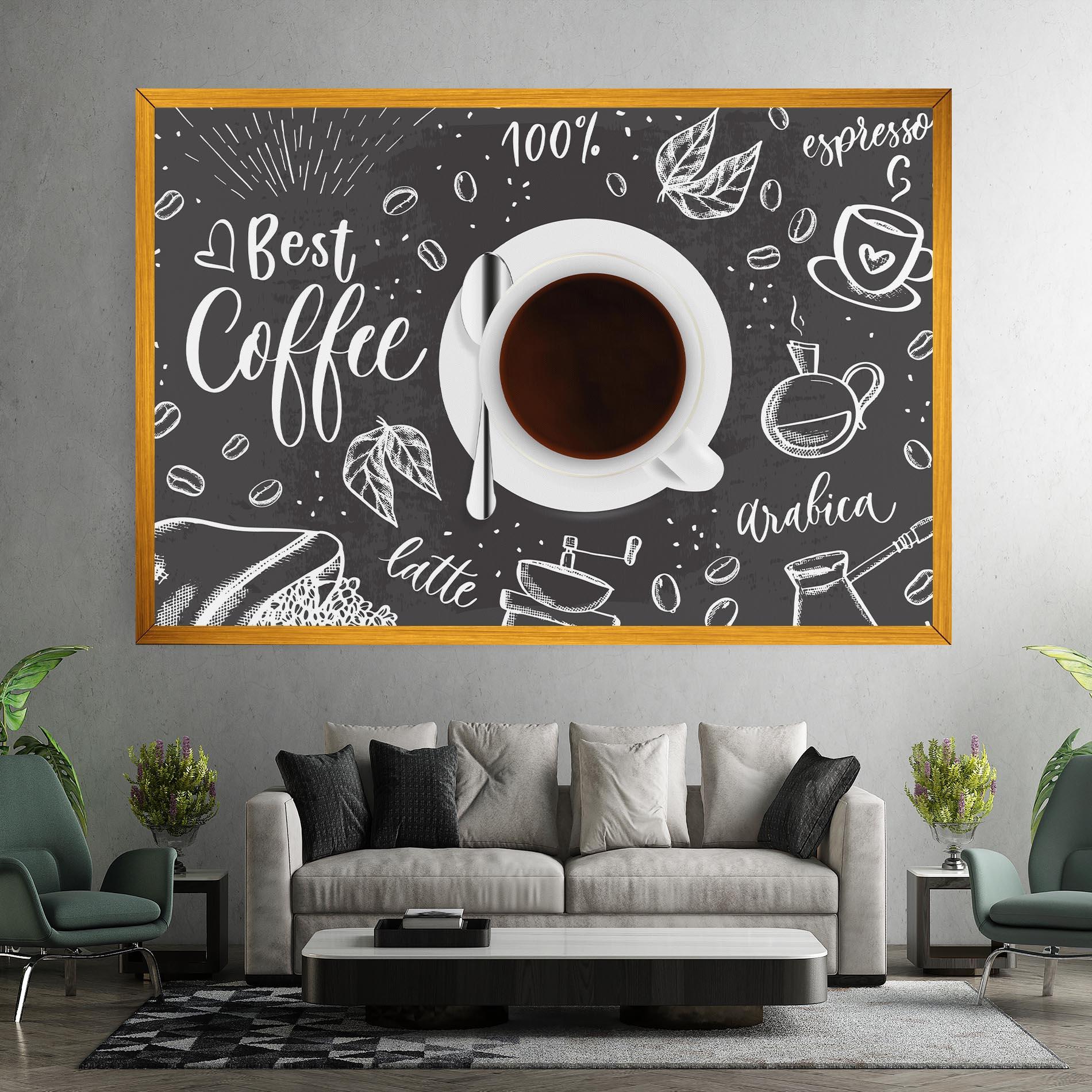 Obraz na Płótnie Best Coffee mockup 7