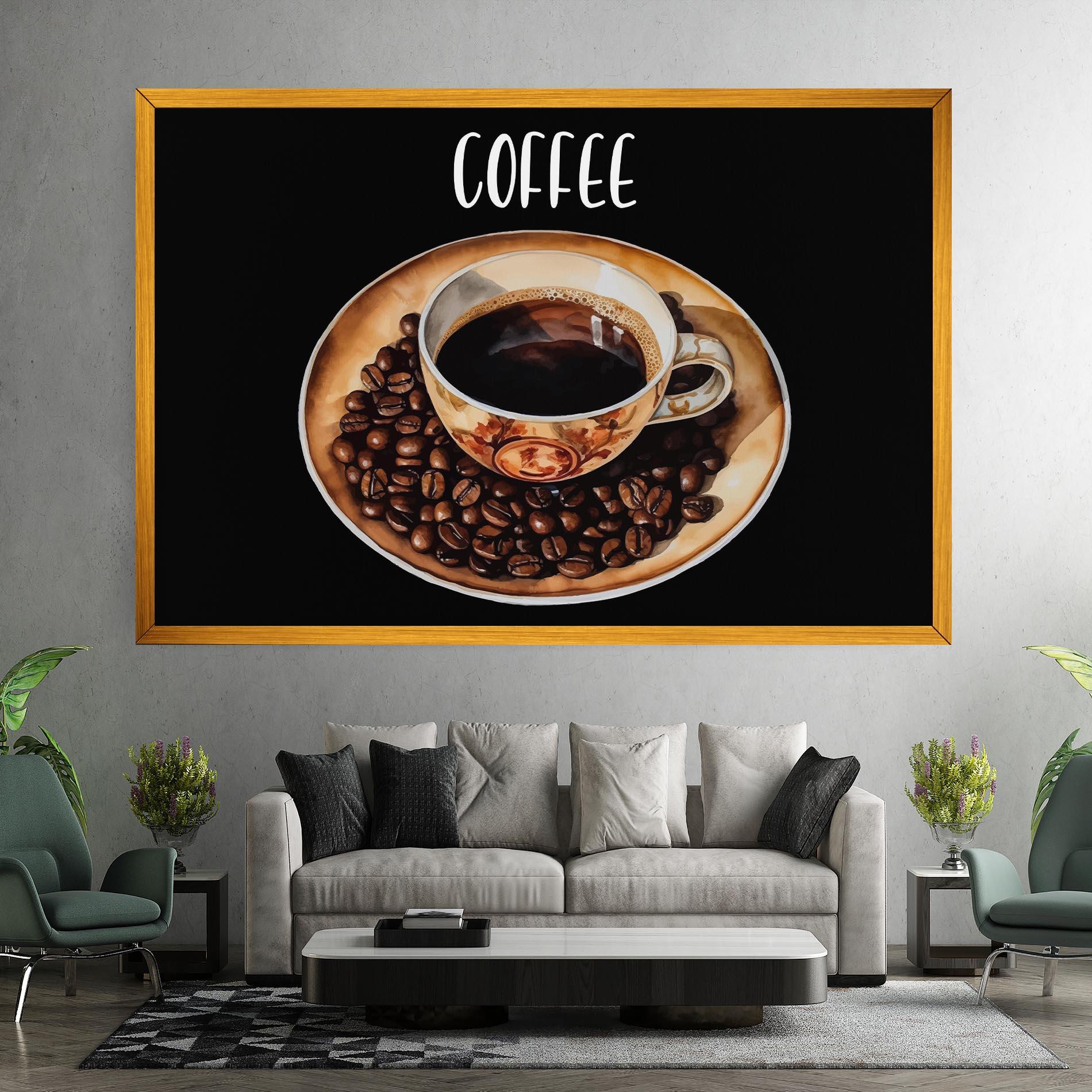 Obraz na Płótnie Coffe Art mockup 7