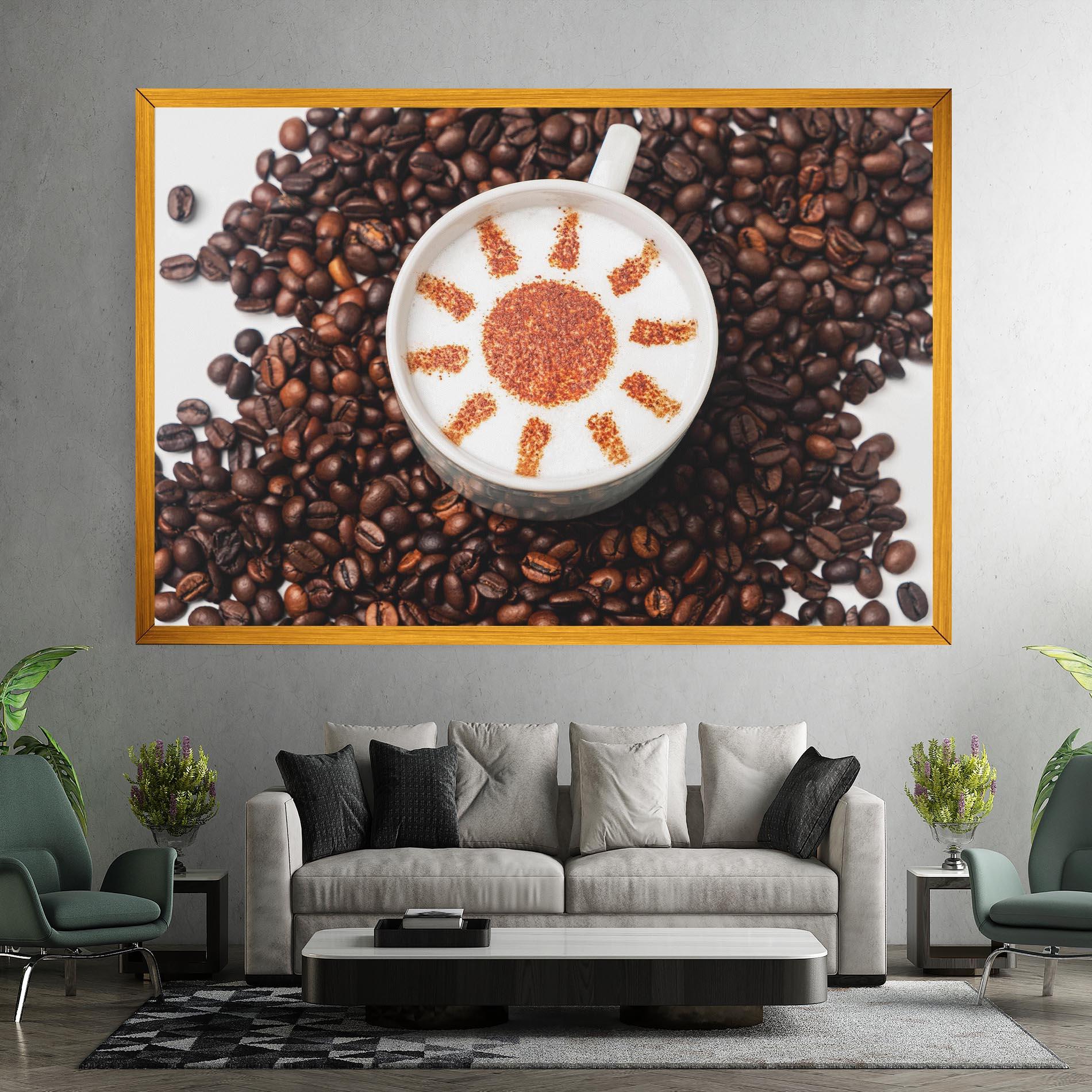Obraz na Płótnie Sun Pattern Coffee mockup 7