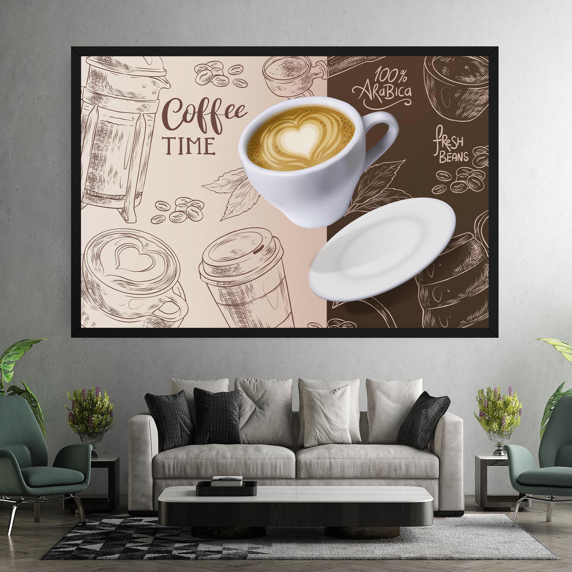 Obraz na Płótnie Coffee Time mockup 7