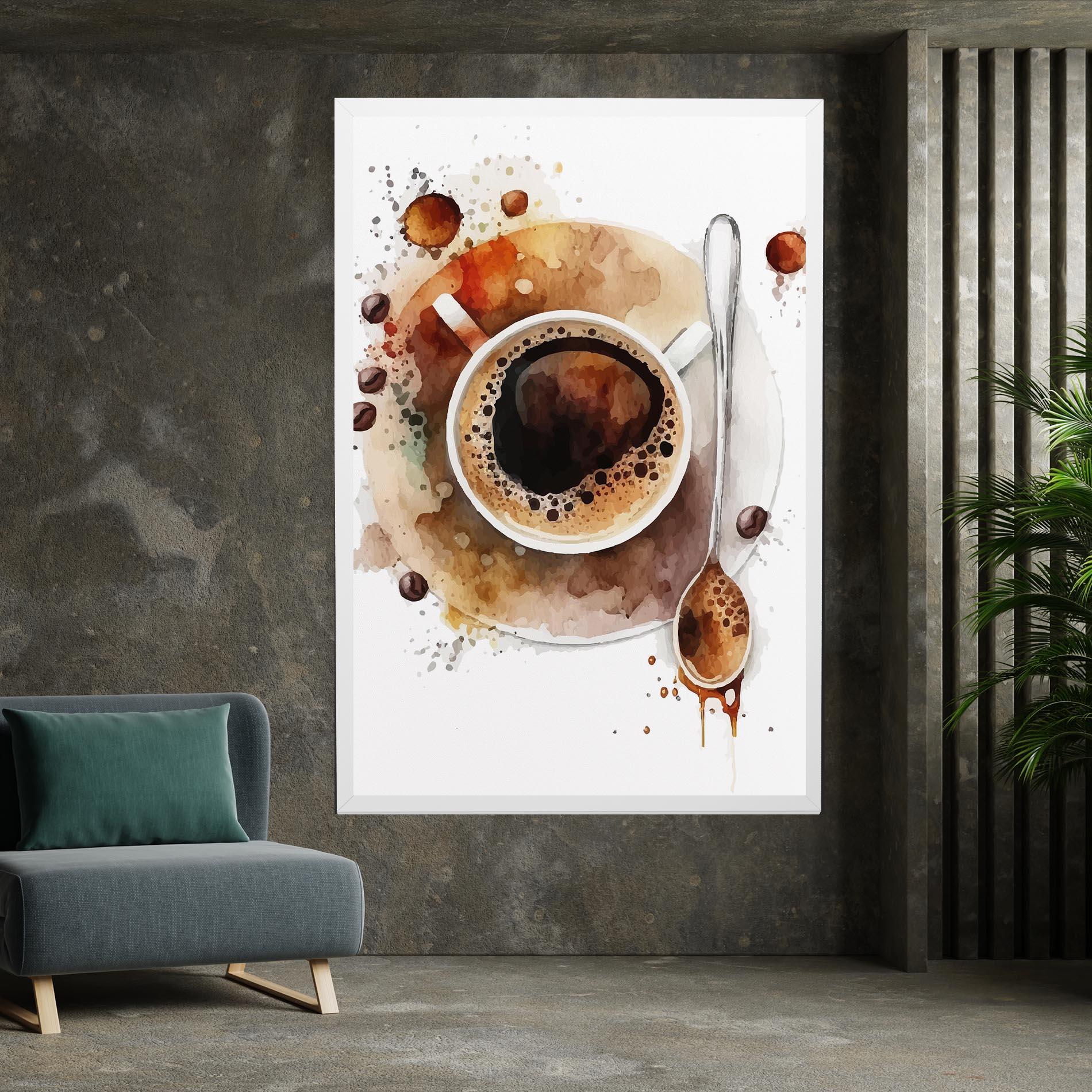 Obraz na Płótnie Coffee Liquid mockup 7