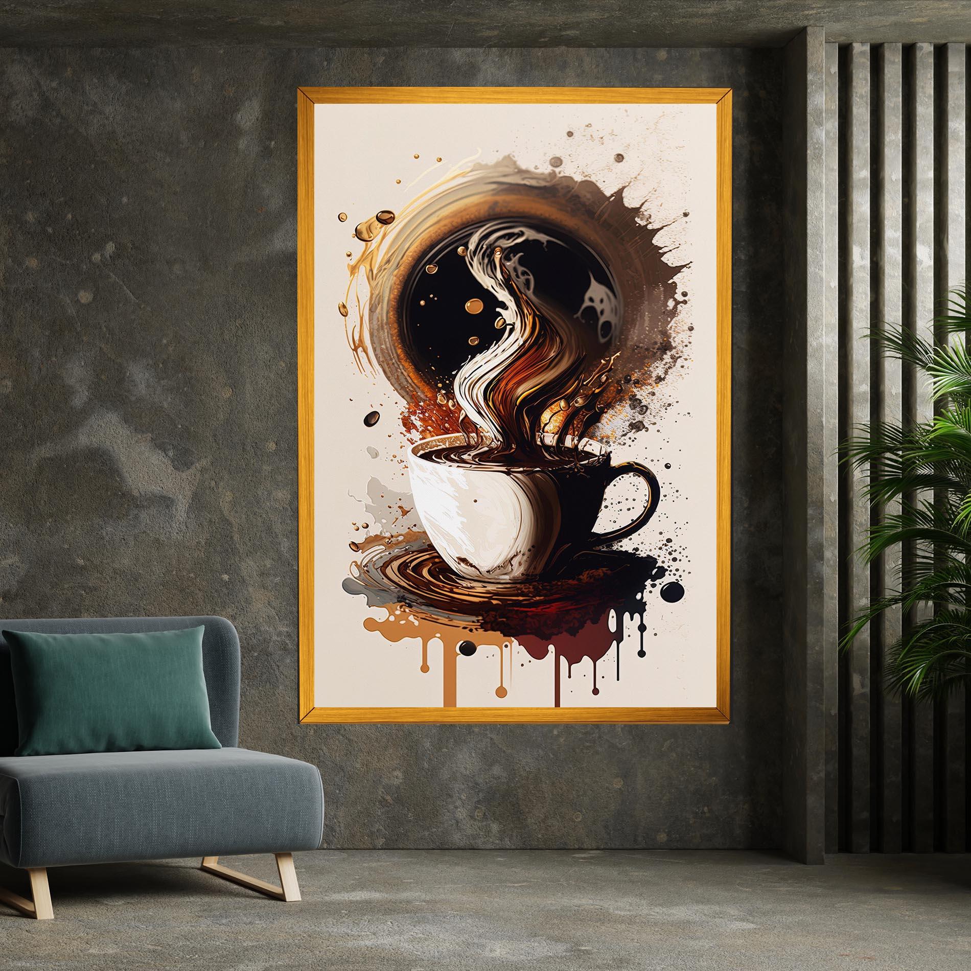 Obraz na Płótnie Coffee Art mockup 7