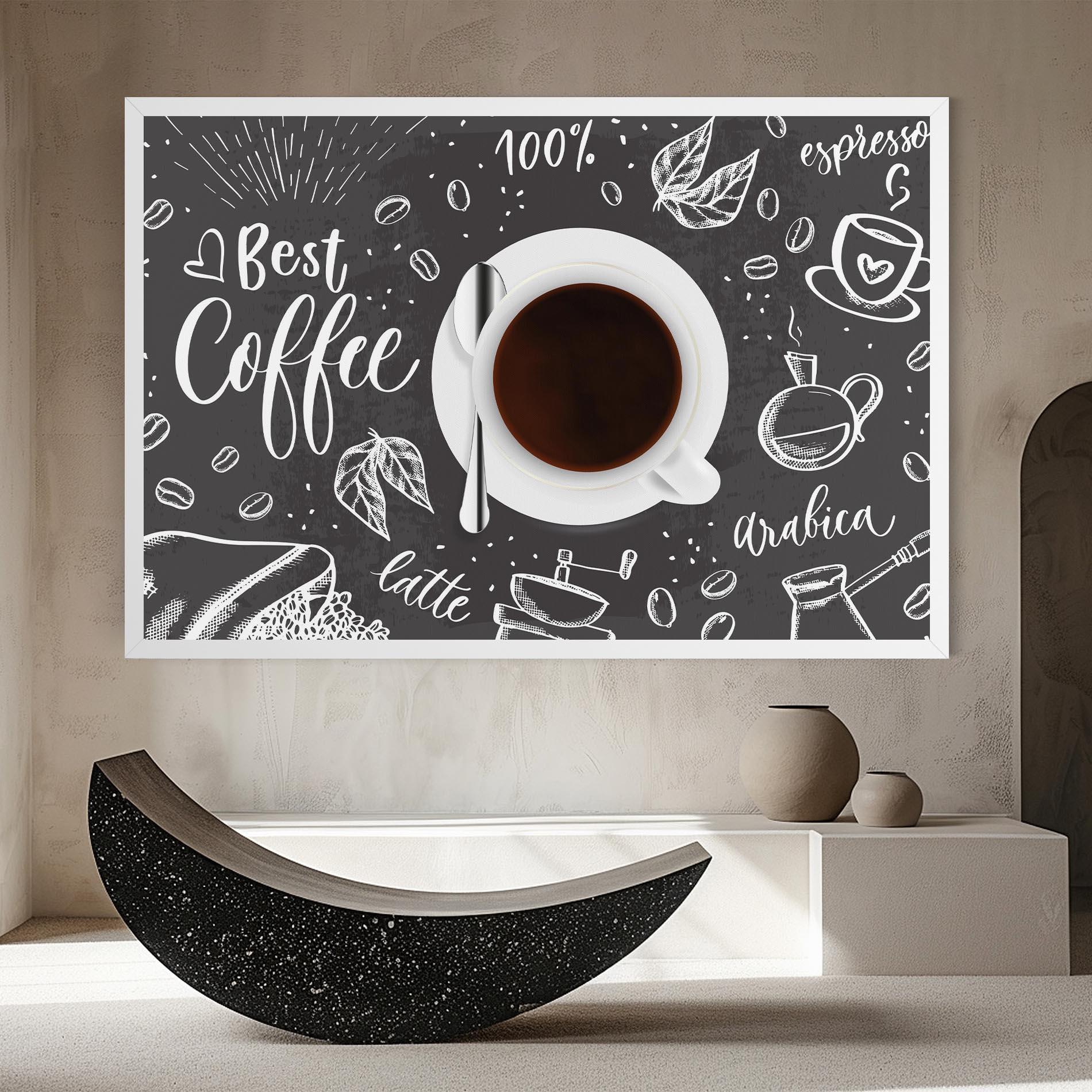 Obraz na Płótnie Best Coffee mockup 8