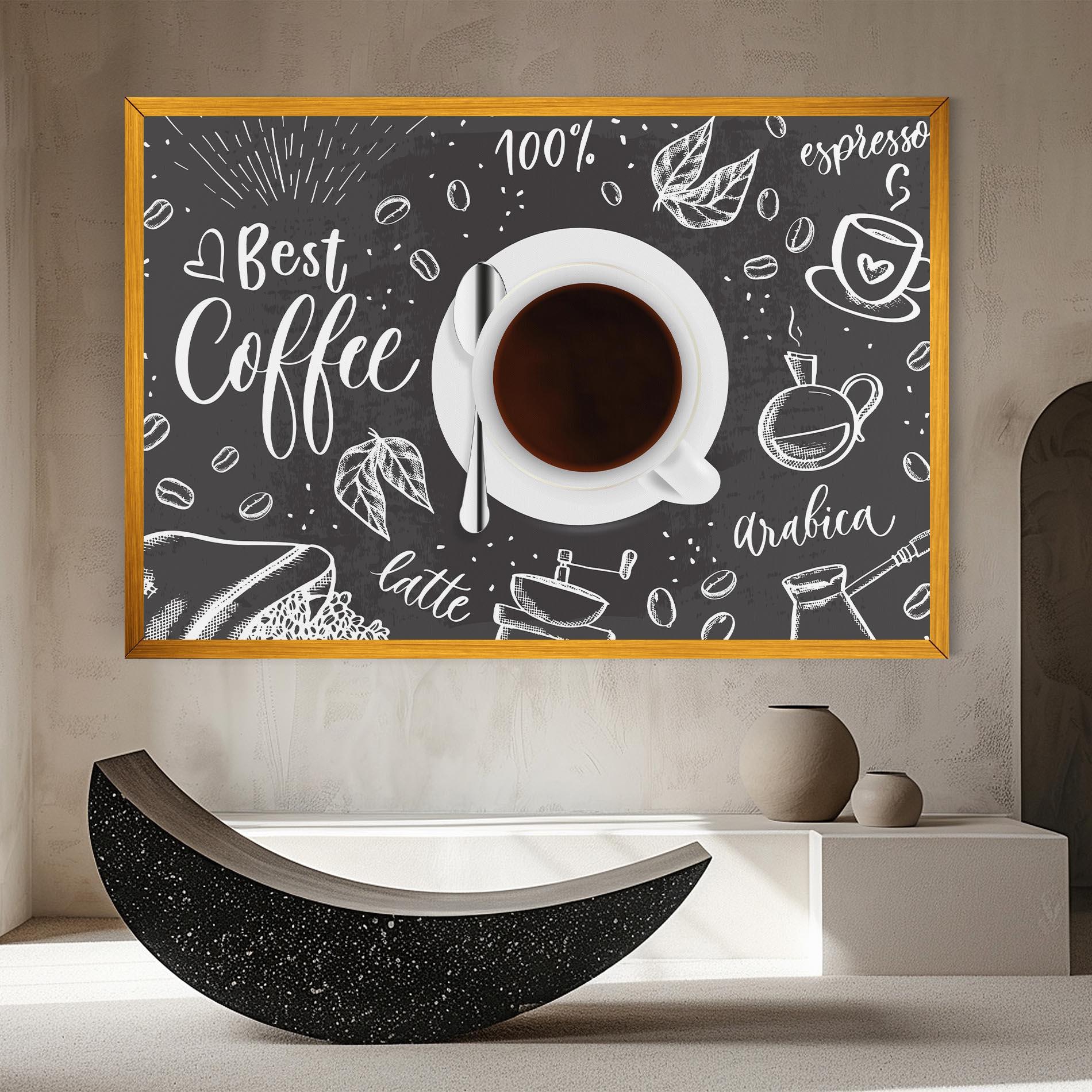 Obraz na Płótnie Best Coffee mockup 8