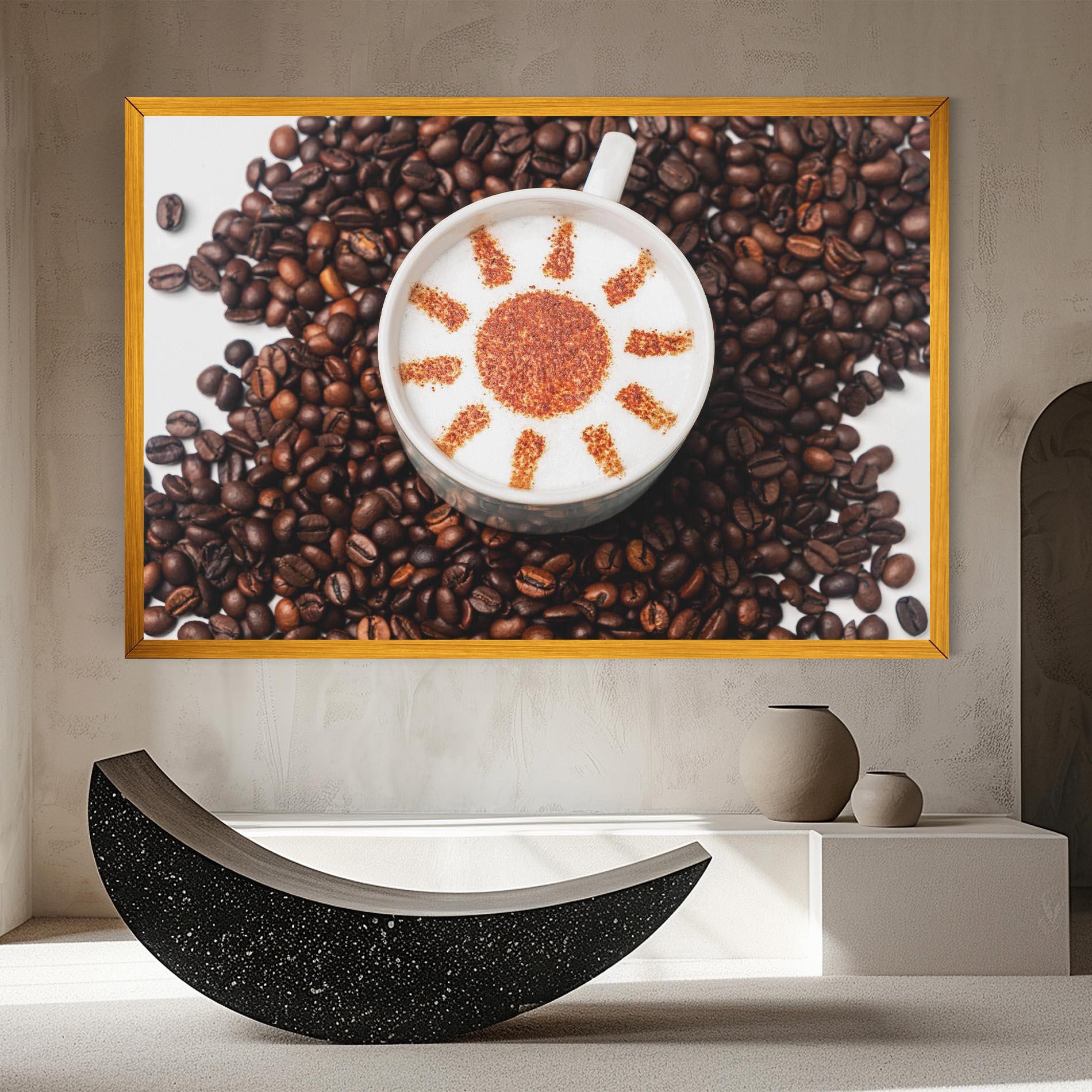 Obraz na Płótnie Sun Pattern Coffee mockup 8