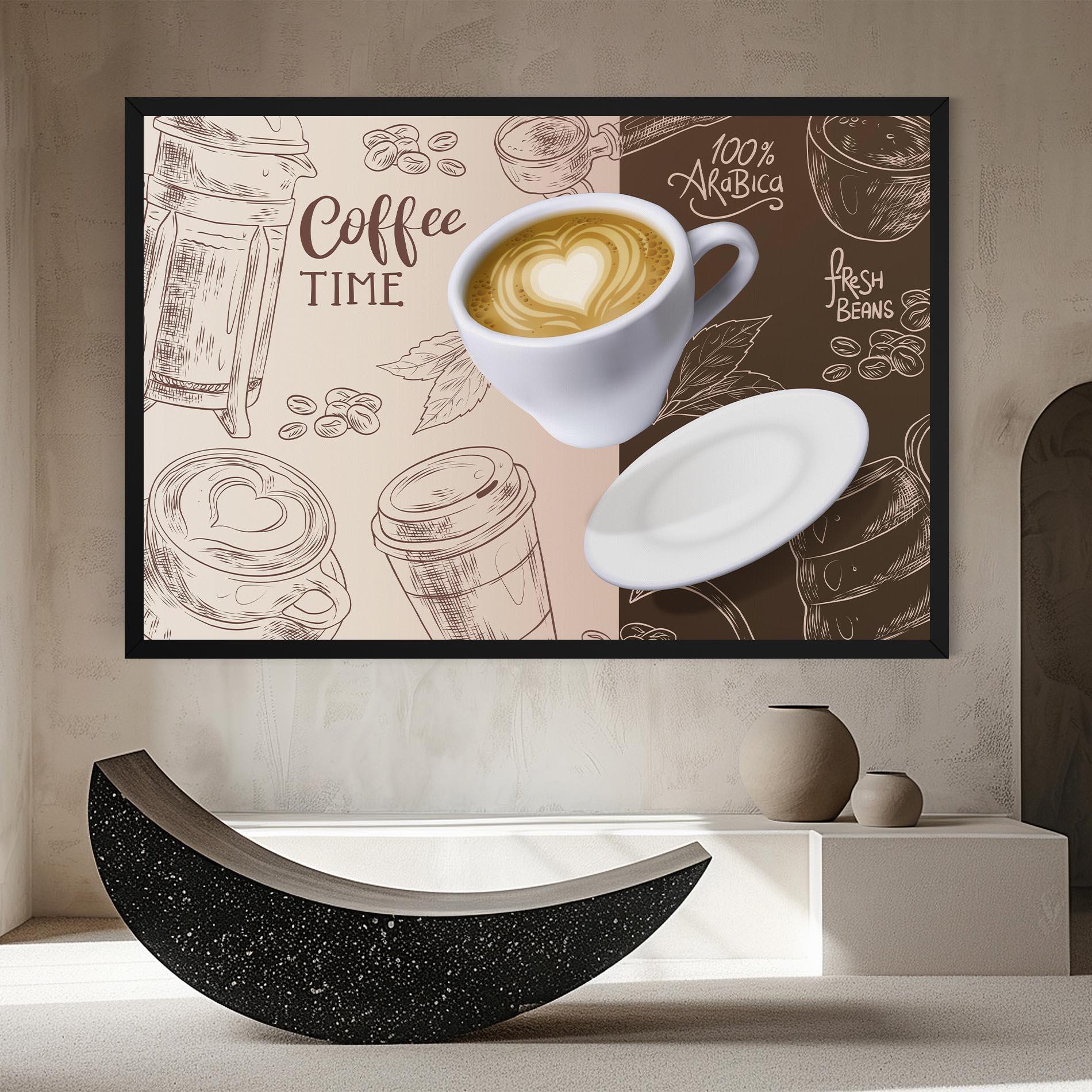 Obraz na Płótnie Coffee Time mockup 8