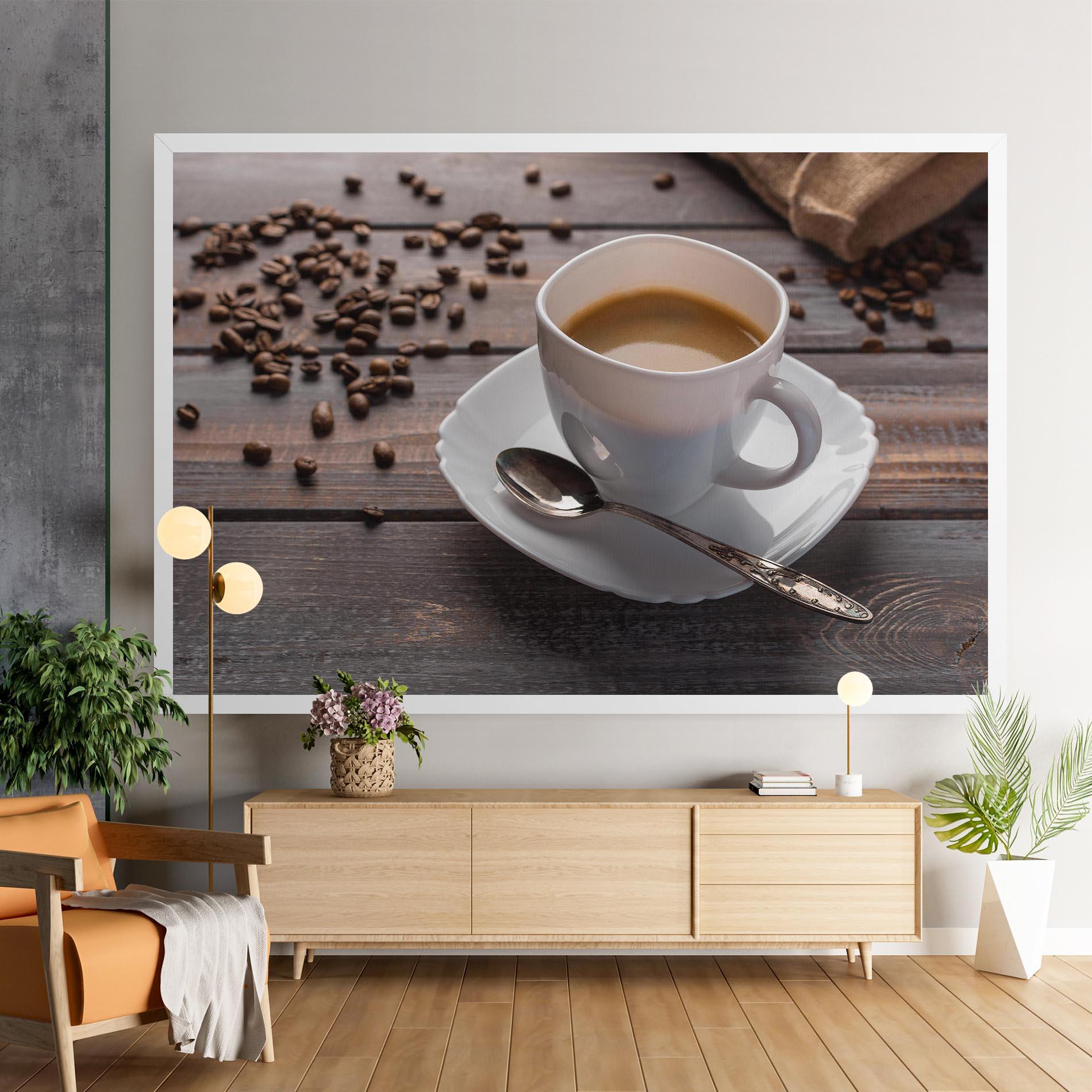 Obraz na Płótnie Aroma Coffee mockup 9