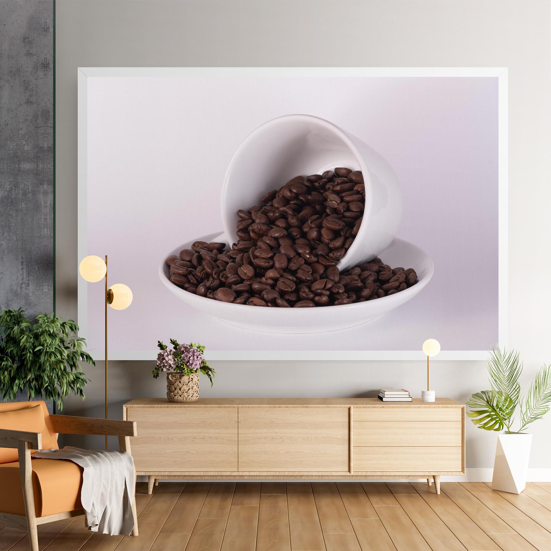 Obraz na Płótnie Bowl Of Coffee mockup 9