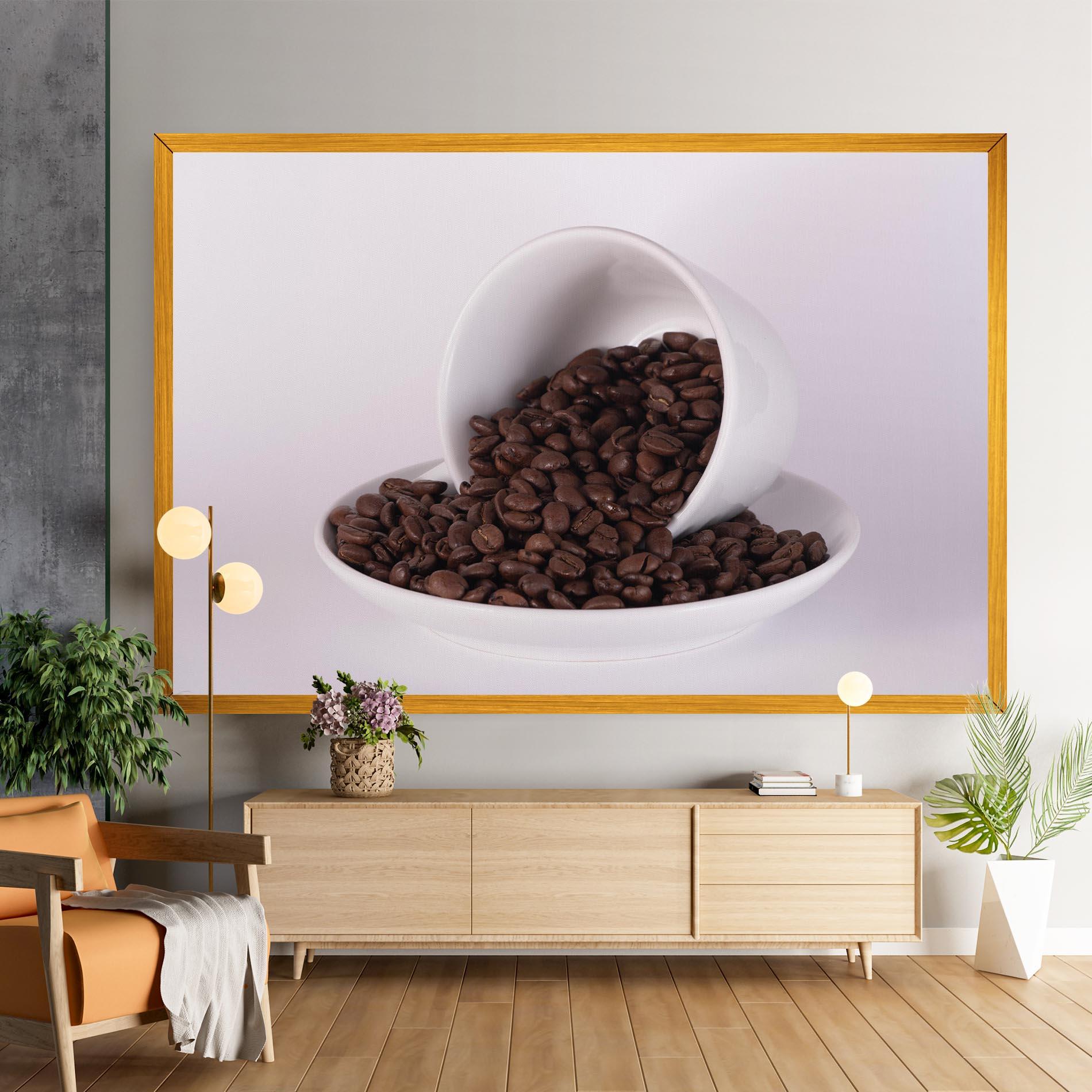 Obraz na Płótnie Bowl Of Coffee mockup 9