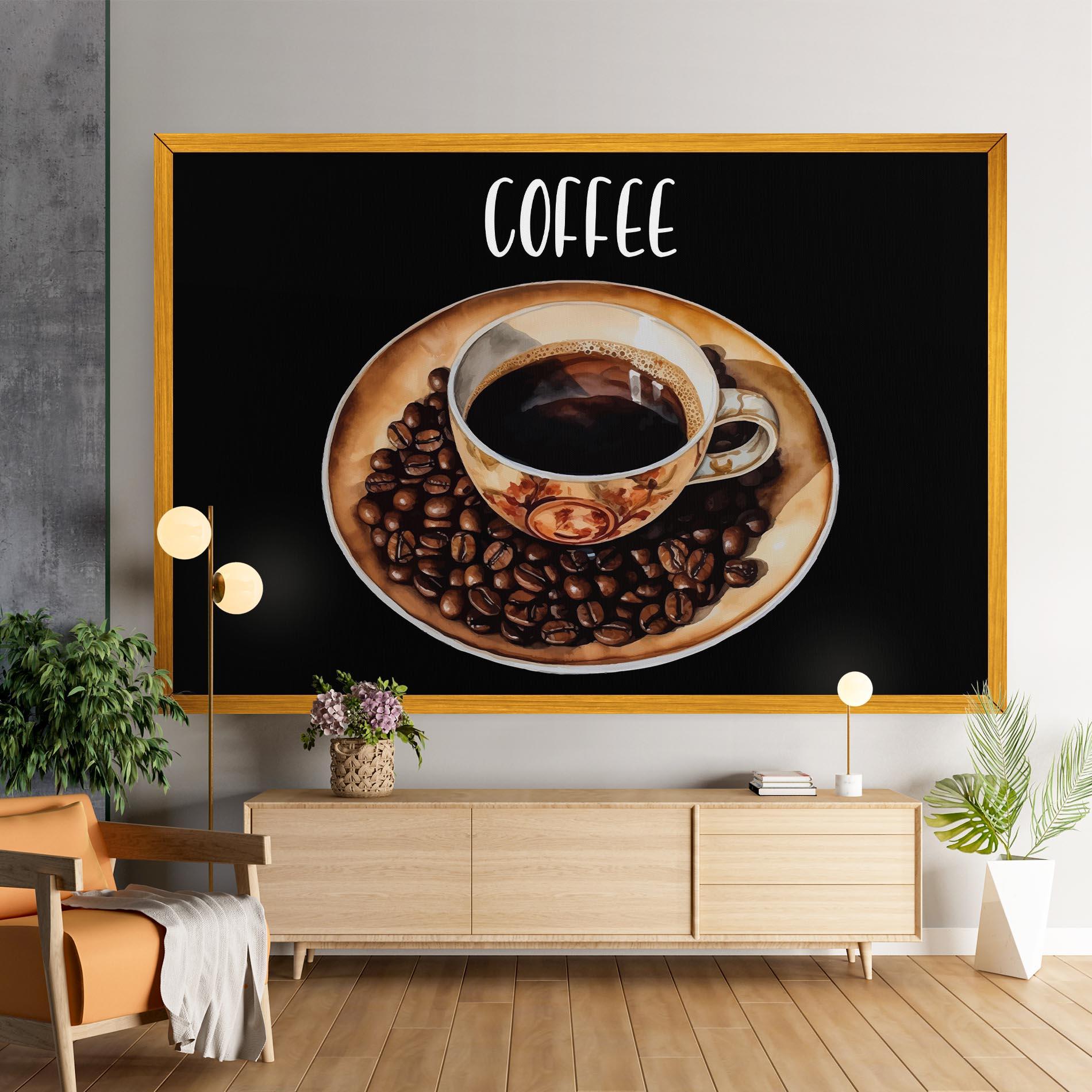 Obraz na Płótnie Coffe Art mockup 9