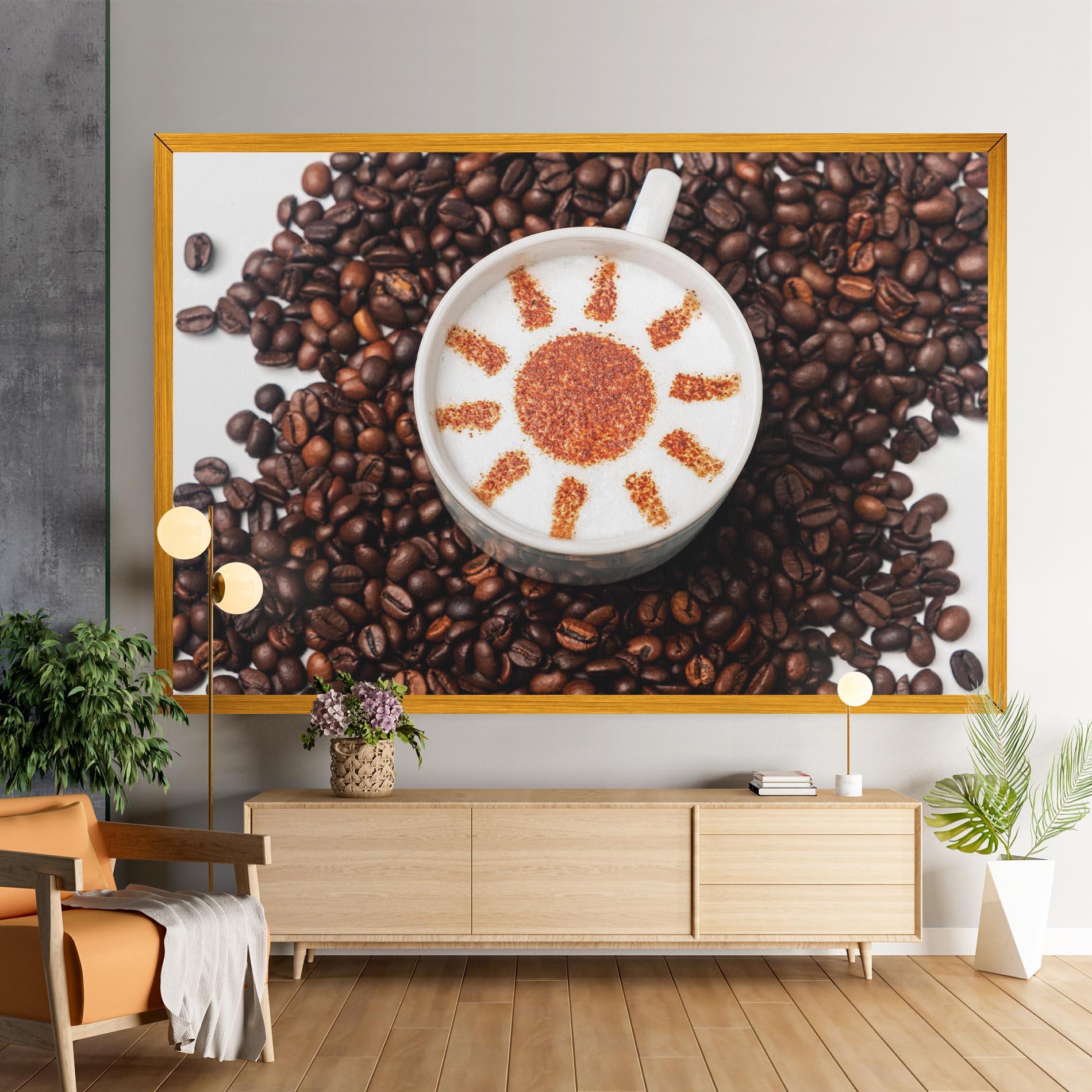 Obraz na Płótnie Sun Pattern Coffee mockup 9