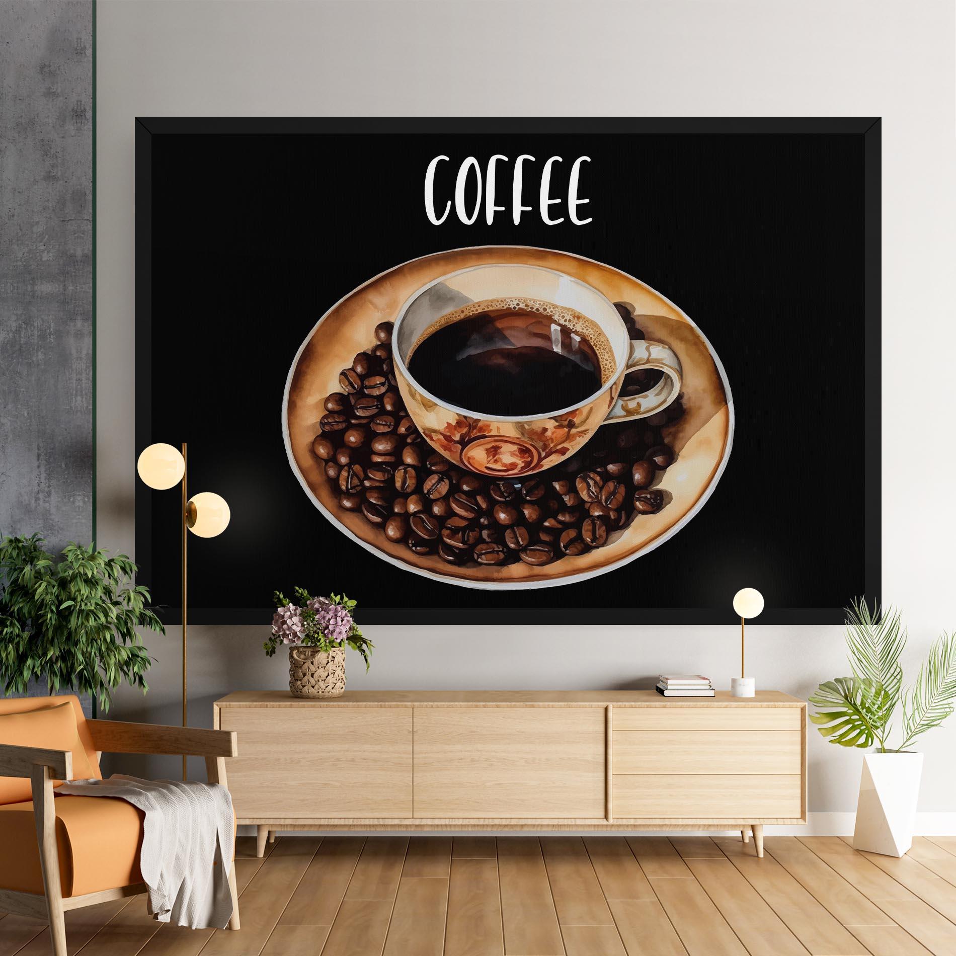 Obraz na Płótnie Coffe Art mockup 9