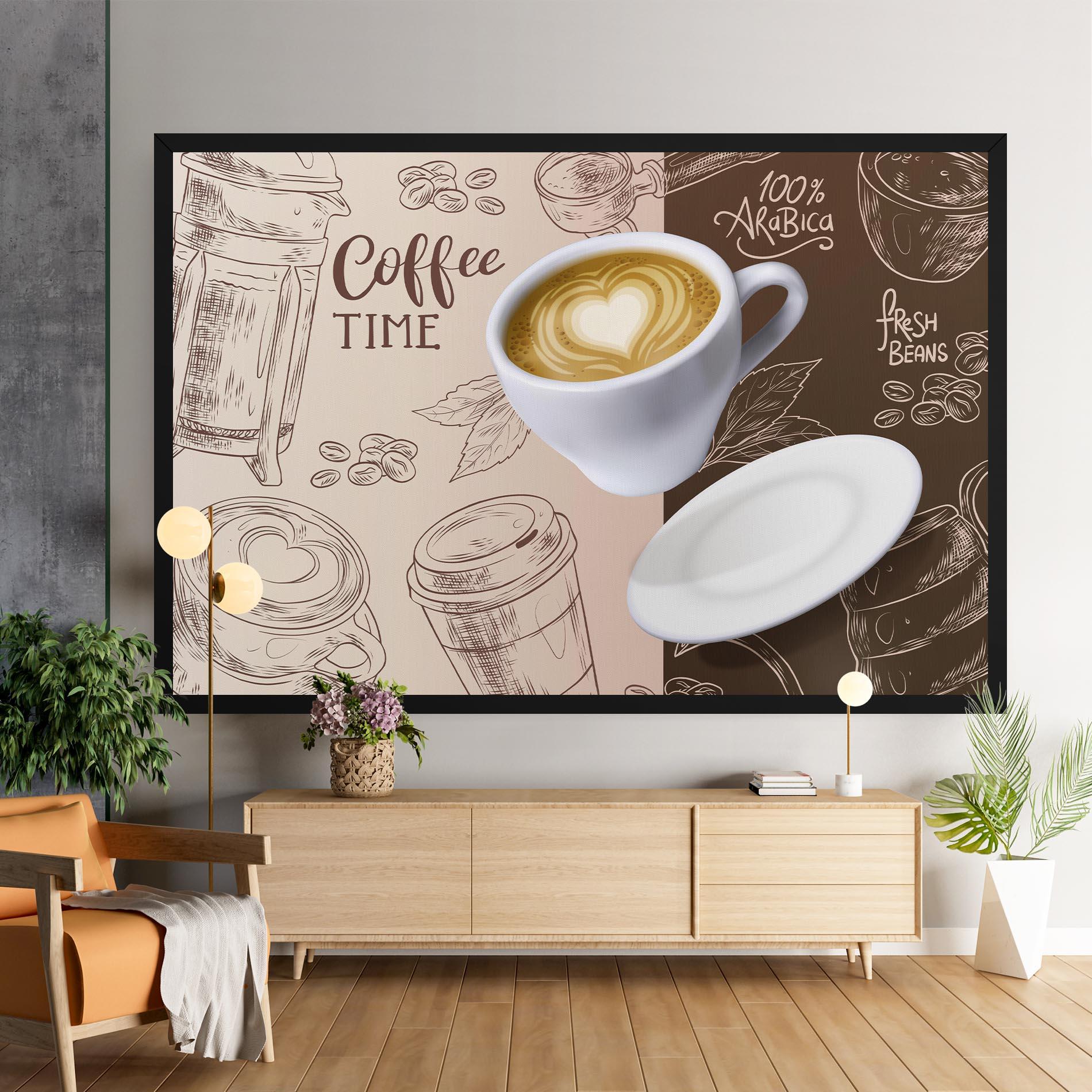 Obraz na Płótnie Coffee Time mockup 9