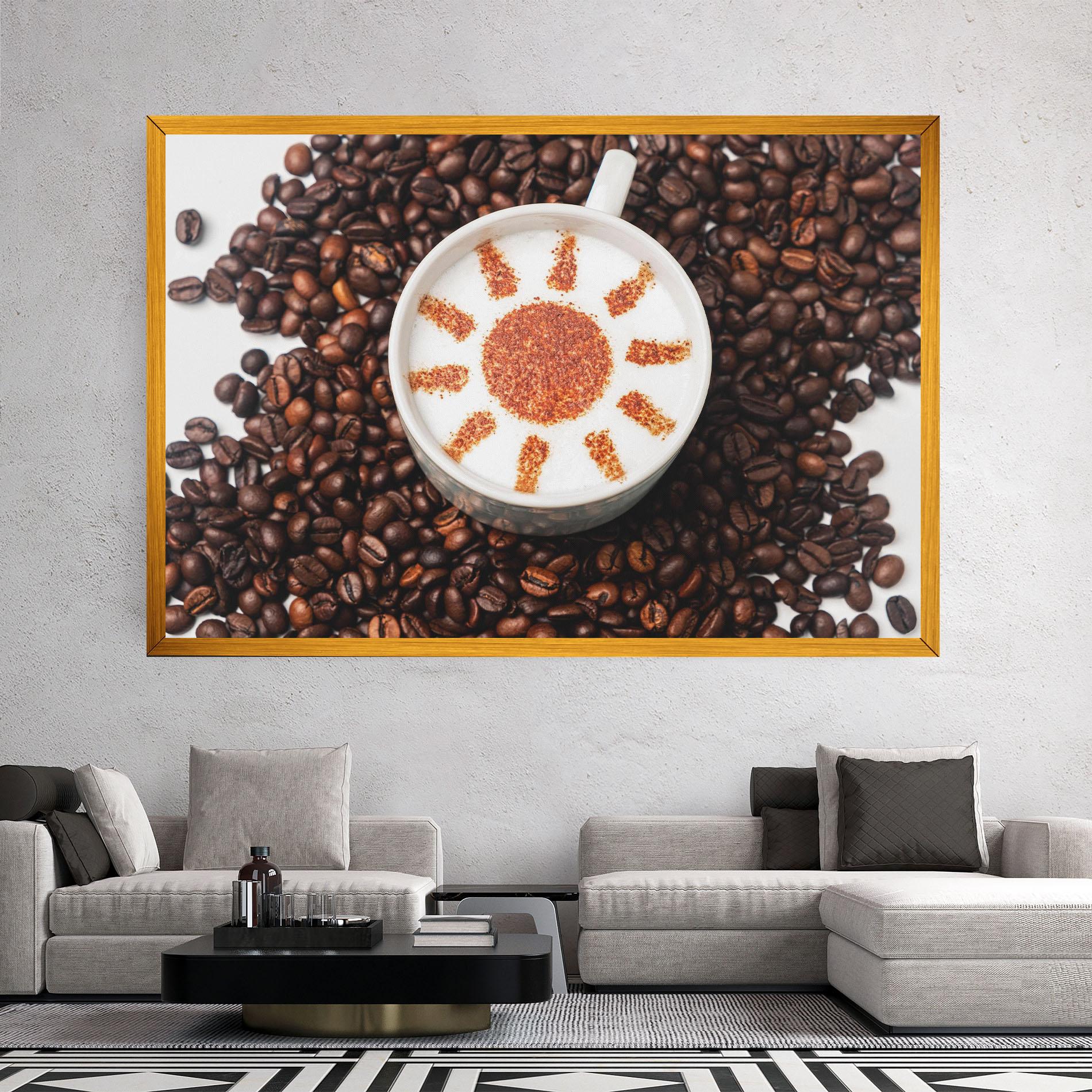 Obraz na Płótnie Sun Pattern Coffee mockup 2